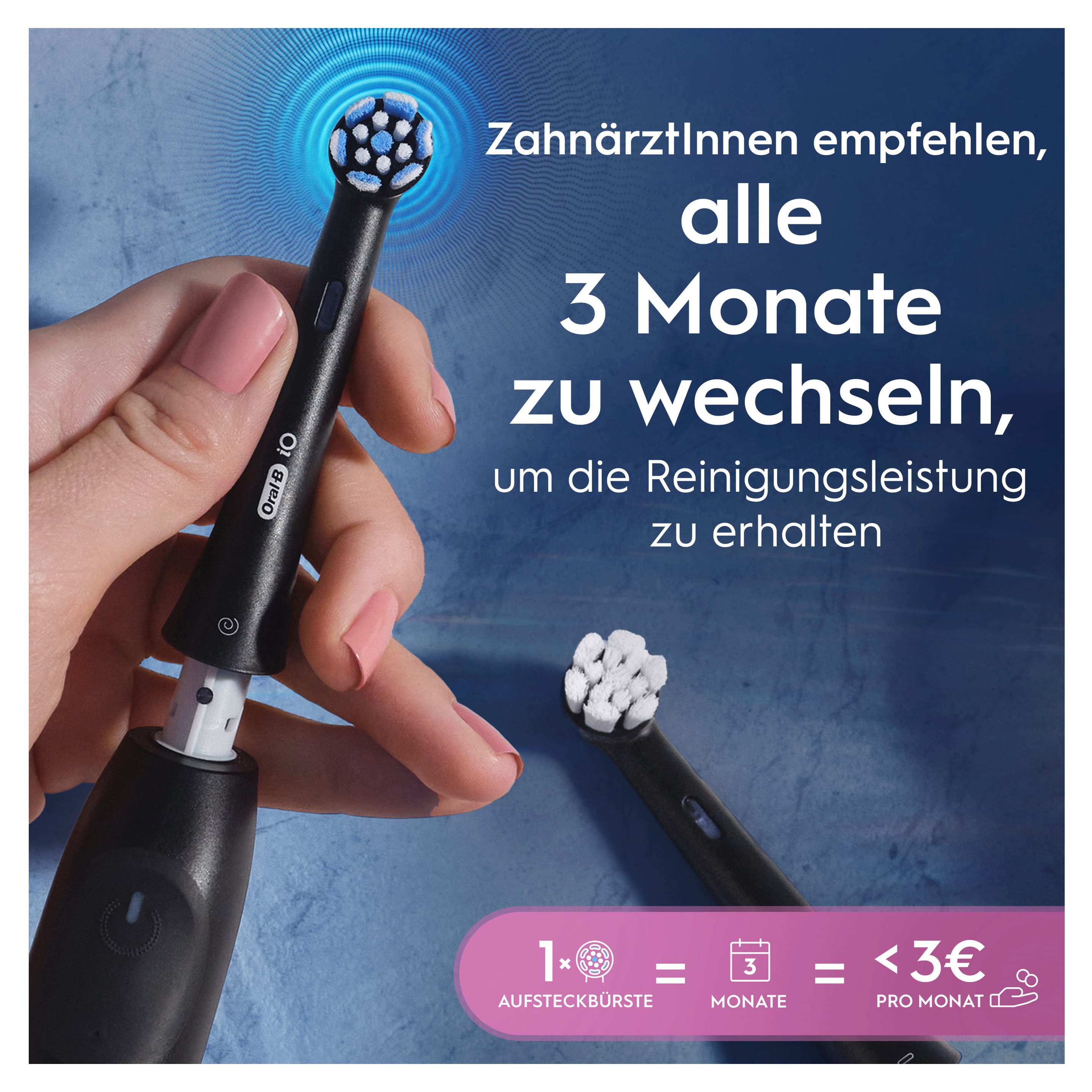 Oral-B Aufsteckbürsten iO Sanfte Reinigung Schwarz online bestellen
