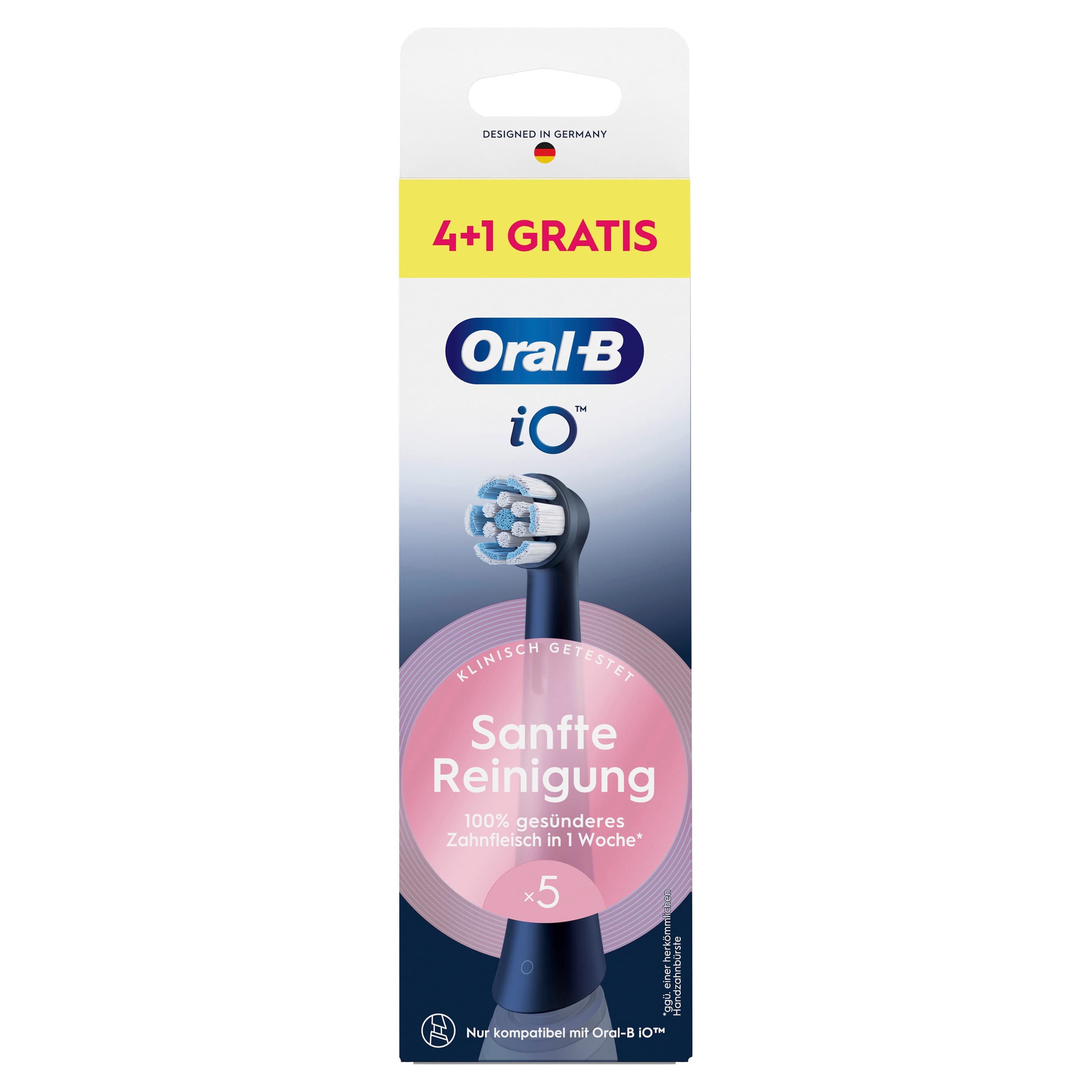 Oral-B Aufsteckbürsten iO Sanfte Reinigung Schwarz
