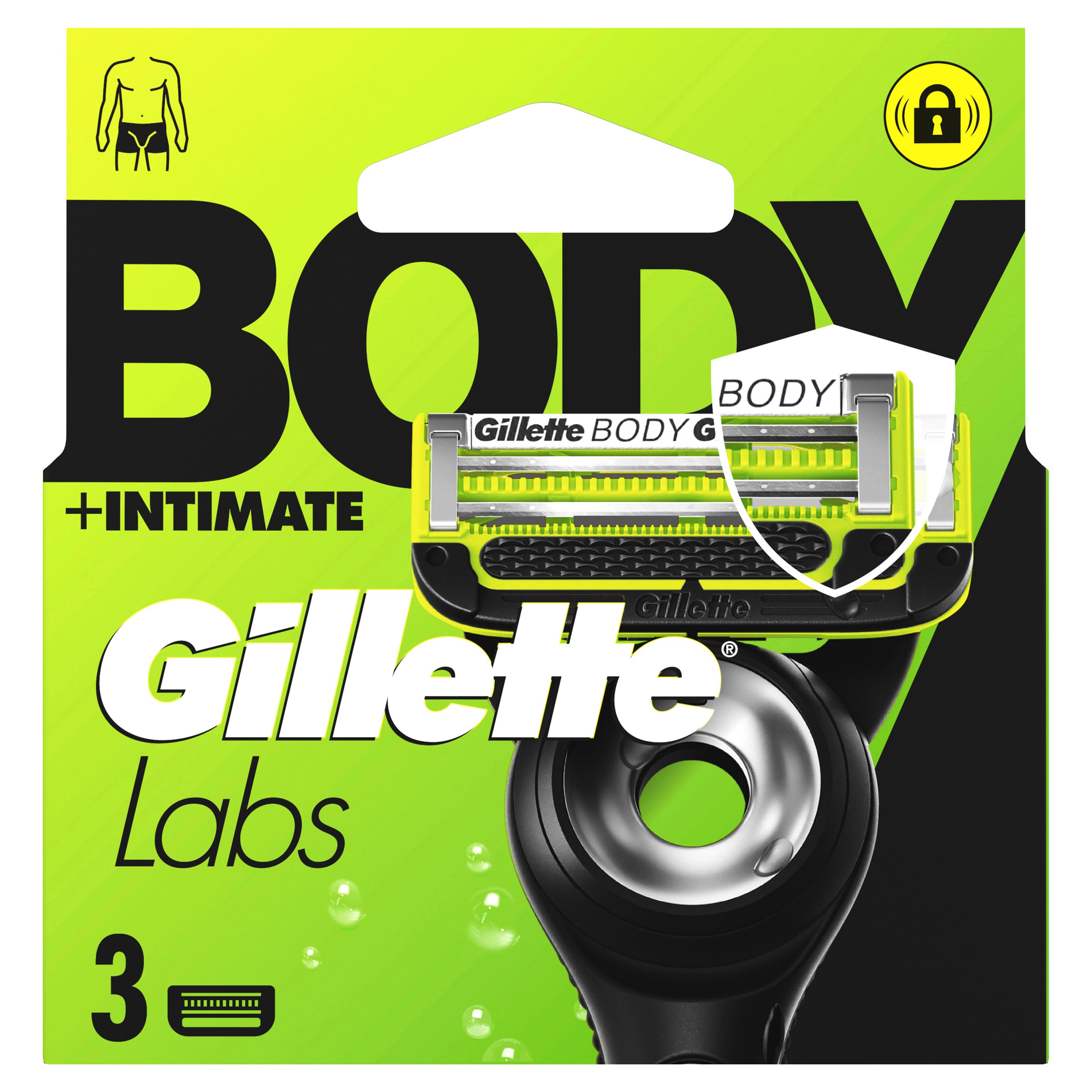 GilletteLabs Body + Intimate Ersatzklingen