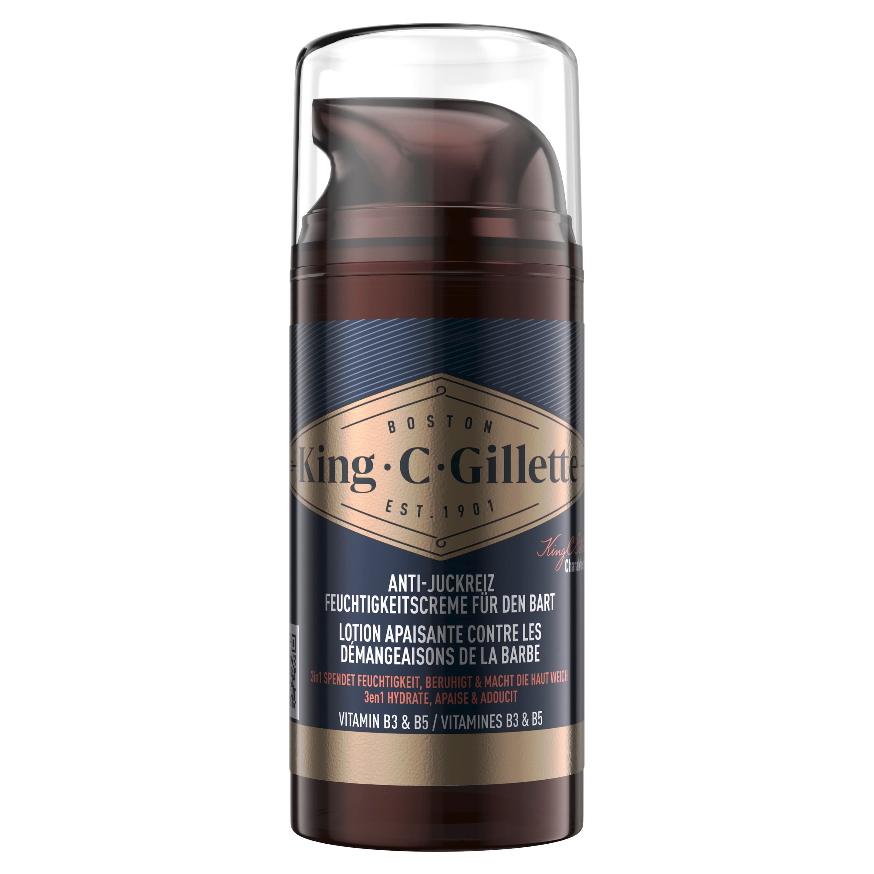 King C Gillette Anti-juckreiz Feuchtigkeitscreme