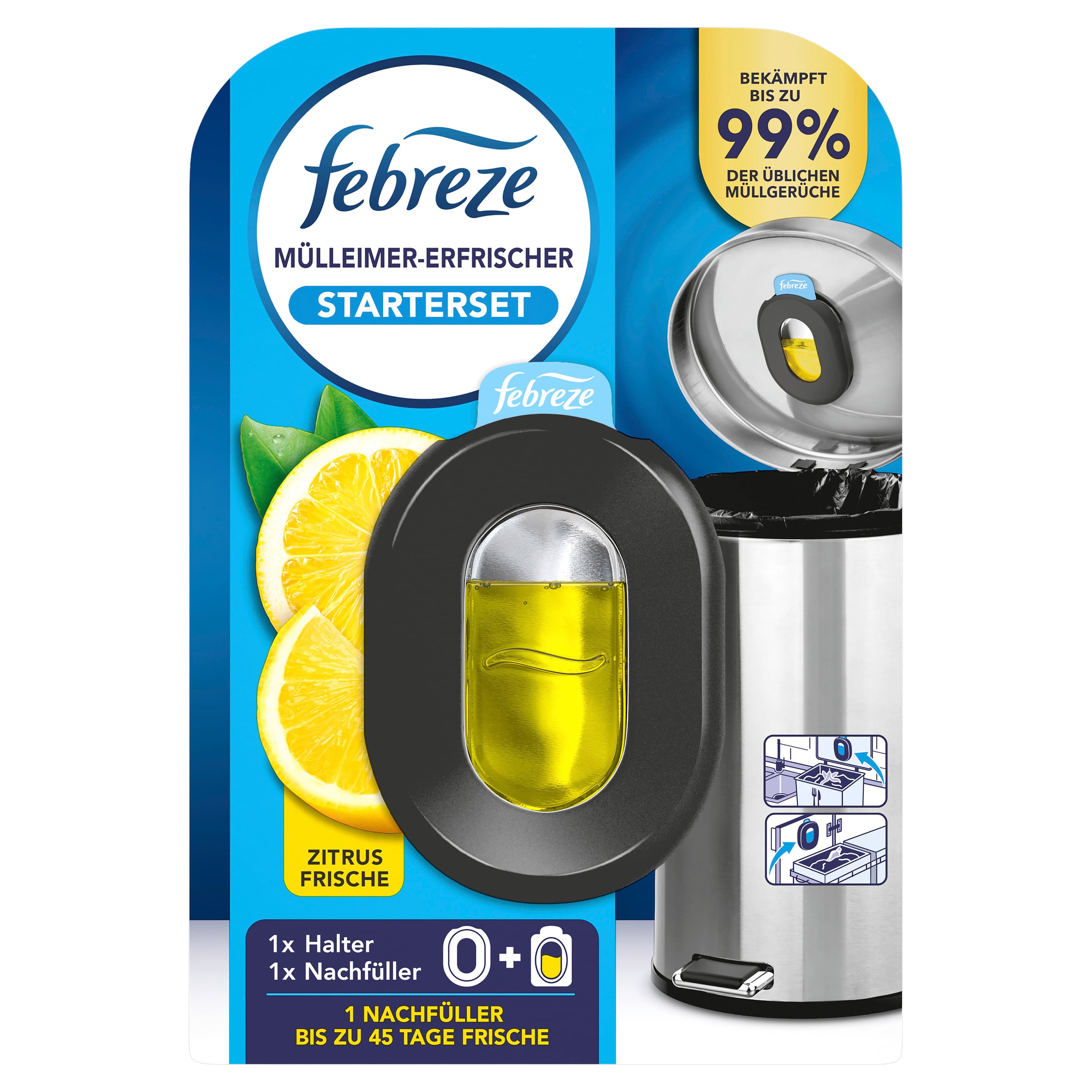Febreze Mülleimer-Erfrischer Starterset