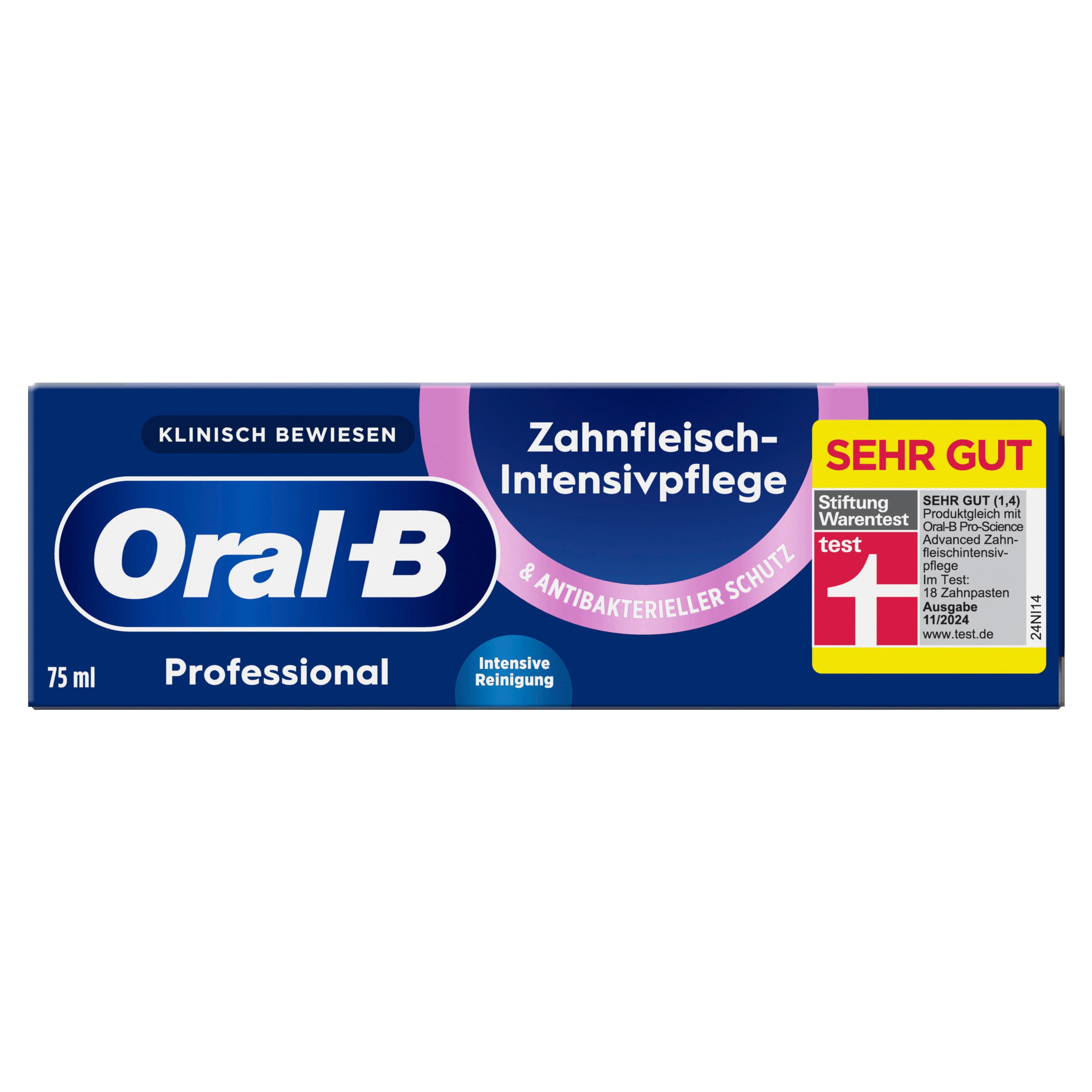 Oral-B Zahnpasta Zahnfleisch-Intensivpflege & Antibakterieller Schutz Intensive Reinigung 75ml