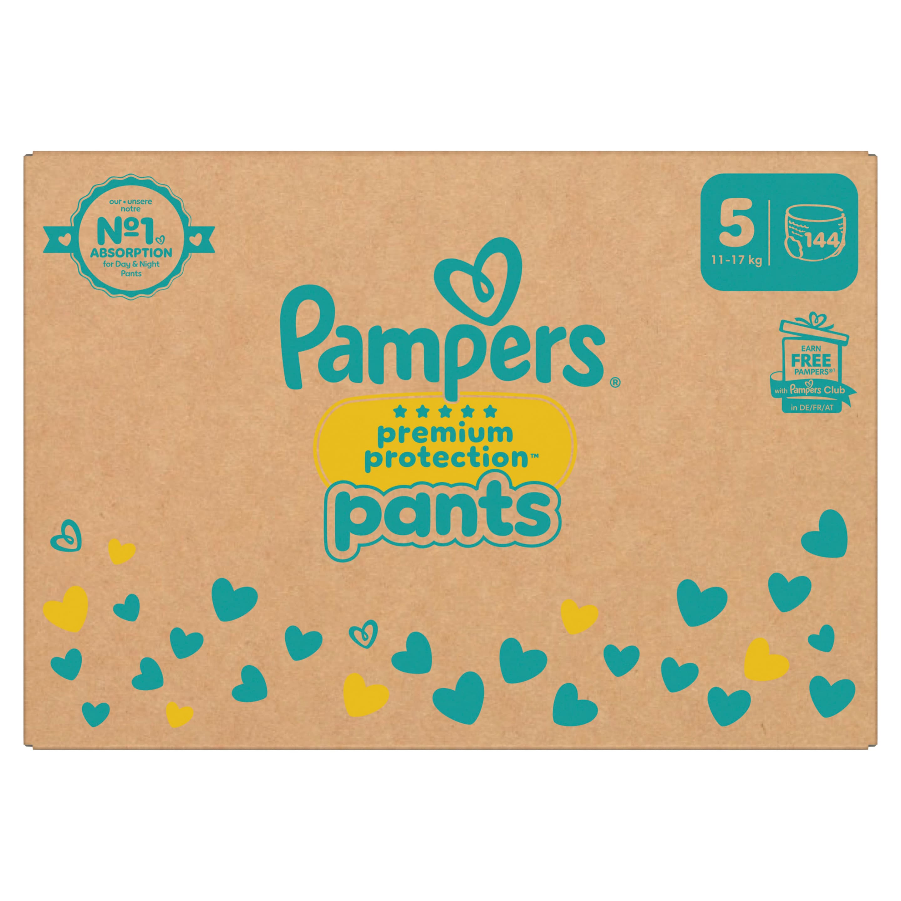Pampers Premium Protection Pants Windeln Gr.5 12-15kg Montasbox