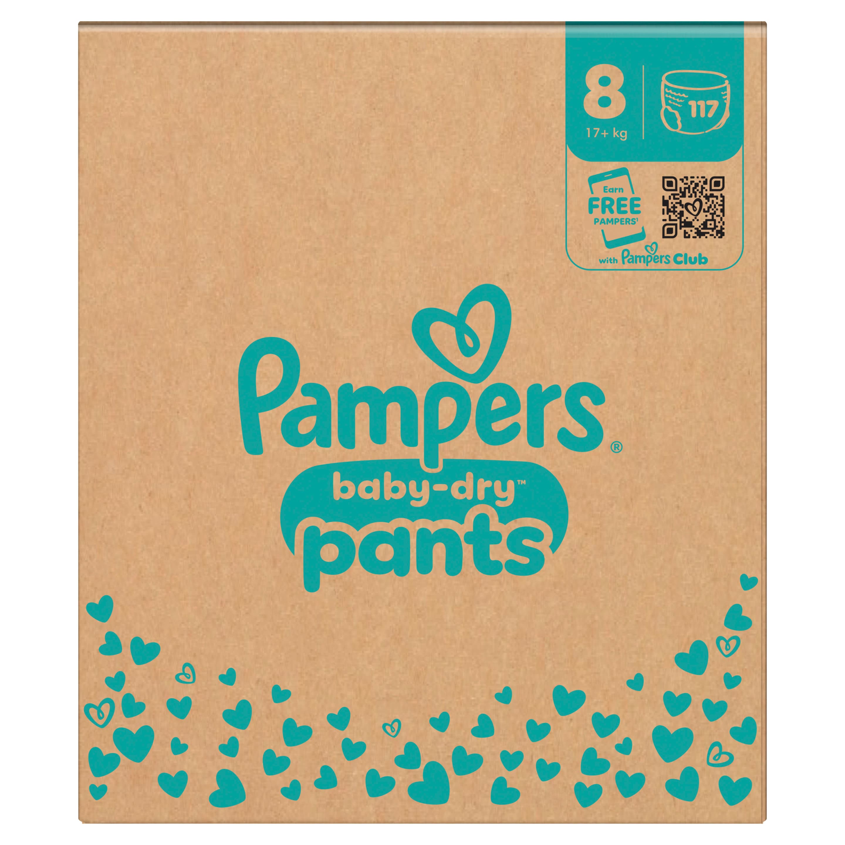 Pampers Baby Dry Pants Gr. 8 17+kg Monatsbox