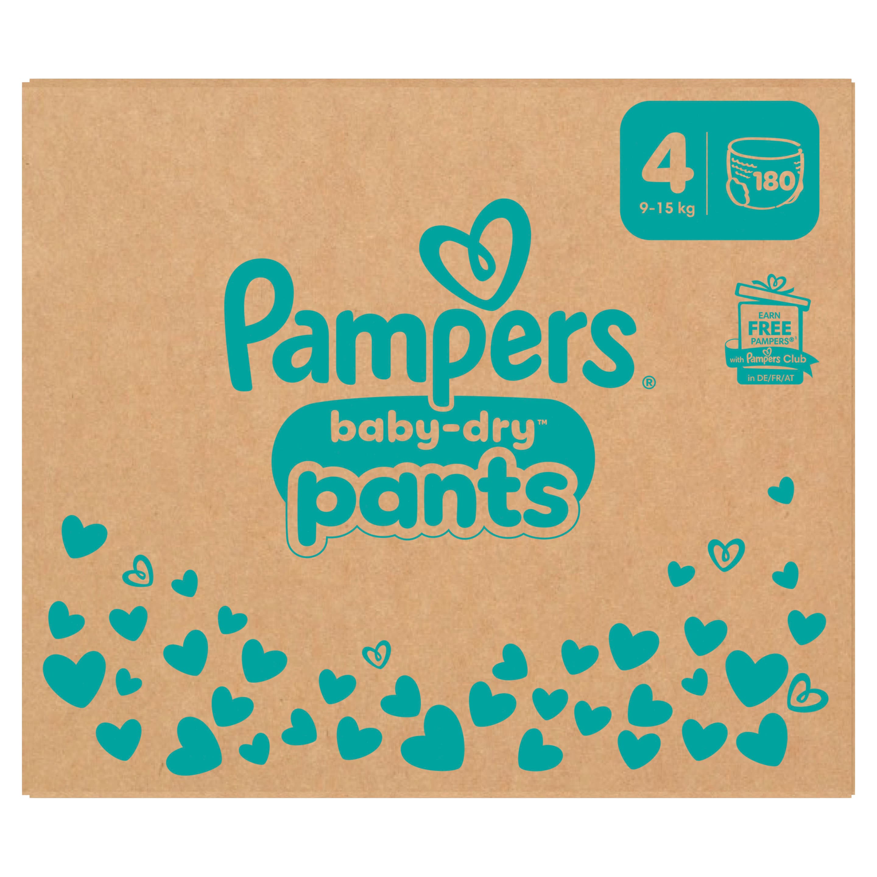 Pampers Baby Dry Pants Gr.4 9-15kg Monatsbox