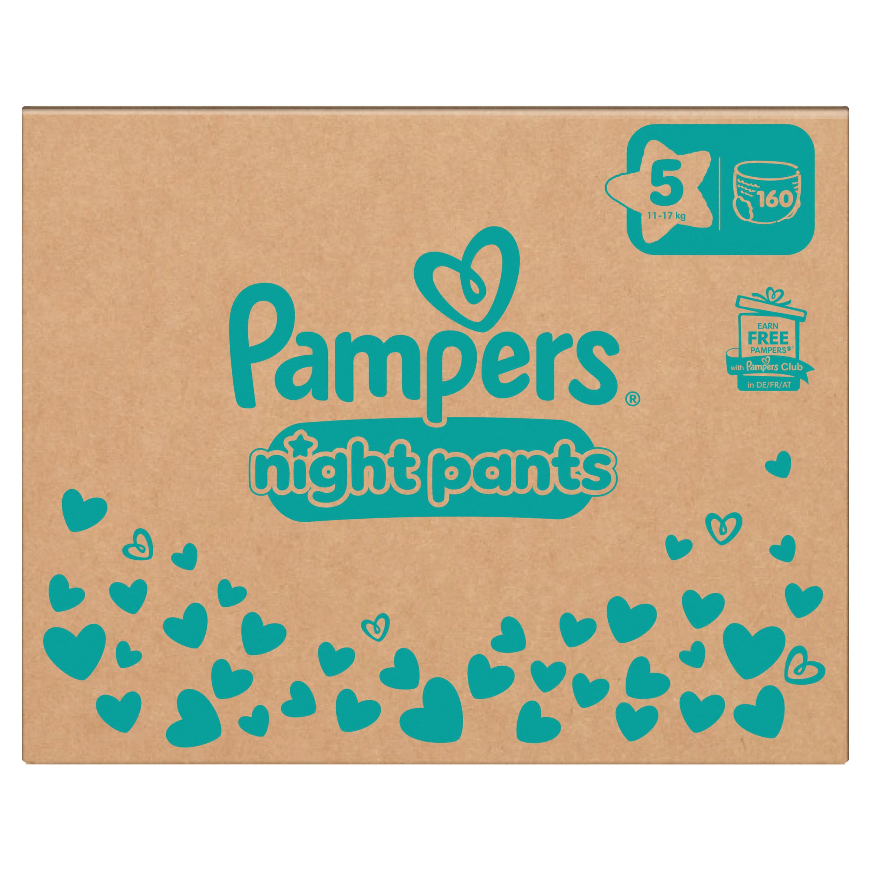 Pampers Baby Dry Windeln Night Pants Gr. 5 12-17kg Monatsbox