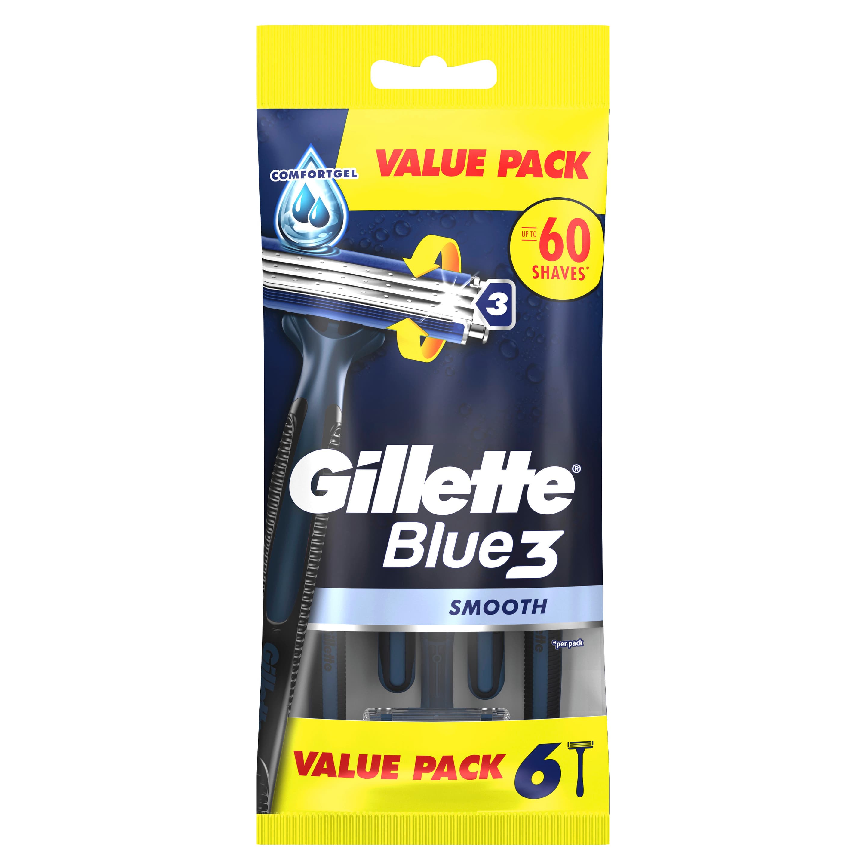 Gillette BLUE 3 Einweg Rasierer Smooth
