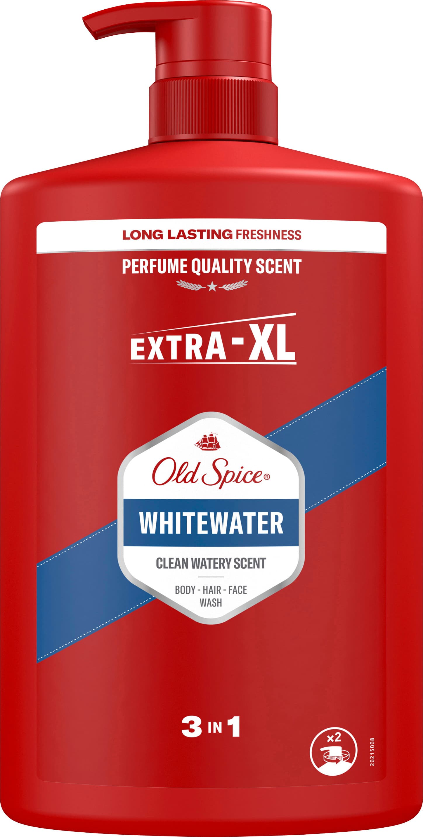 Old Spice Whitewater Body - Hair - Face Wash Duschgel Extra XL