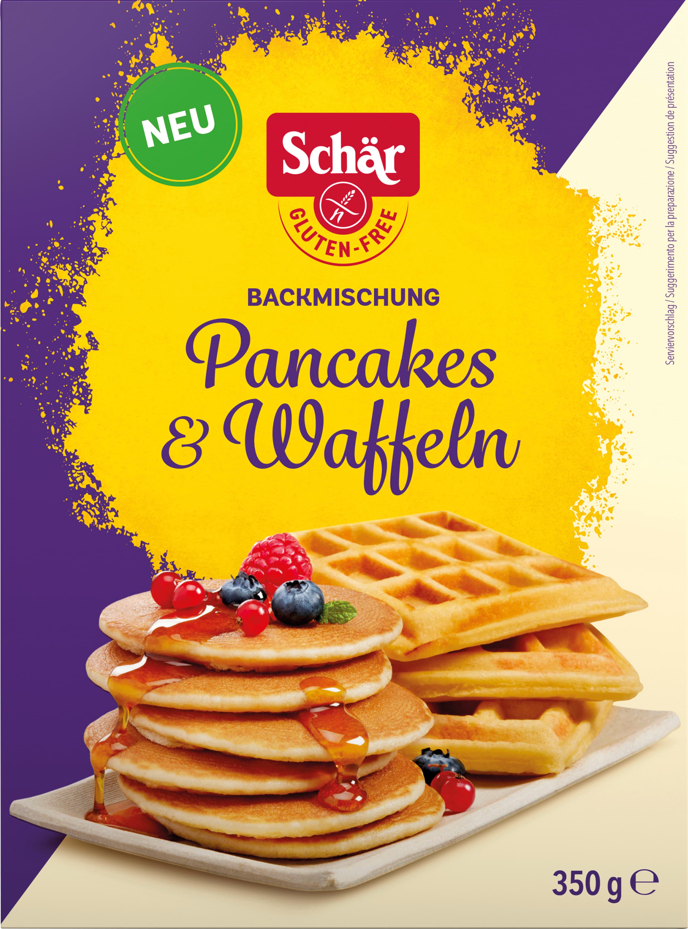 Schär Backmischung Pancakes & Waffeln glutenfrei