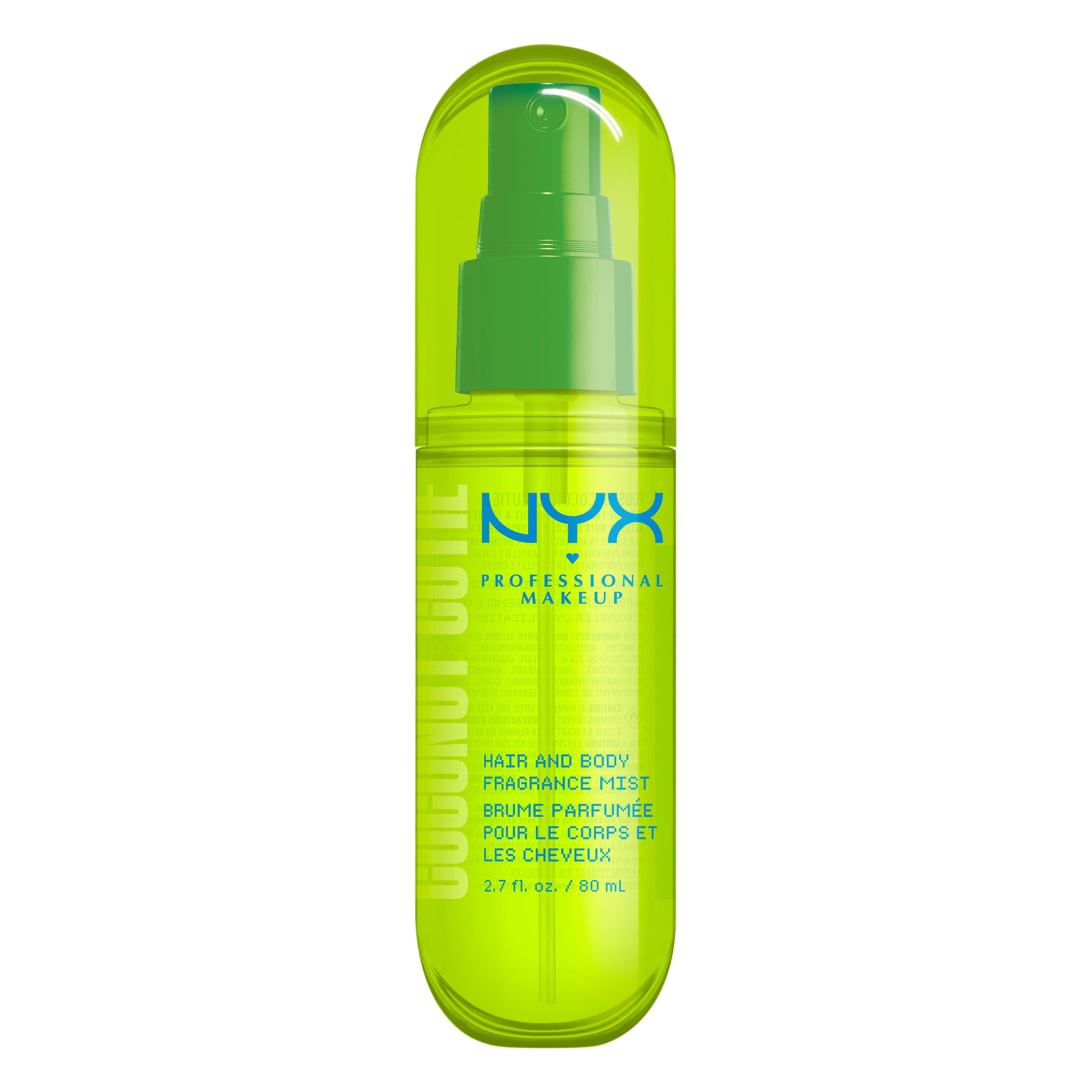 NYX PROFESSIONAL MAKEUP Fat Oil Body Hair & Body Fragrance Mist Coconut Cutie