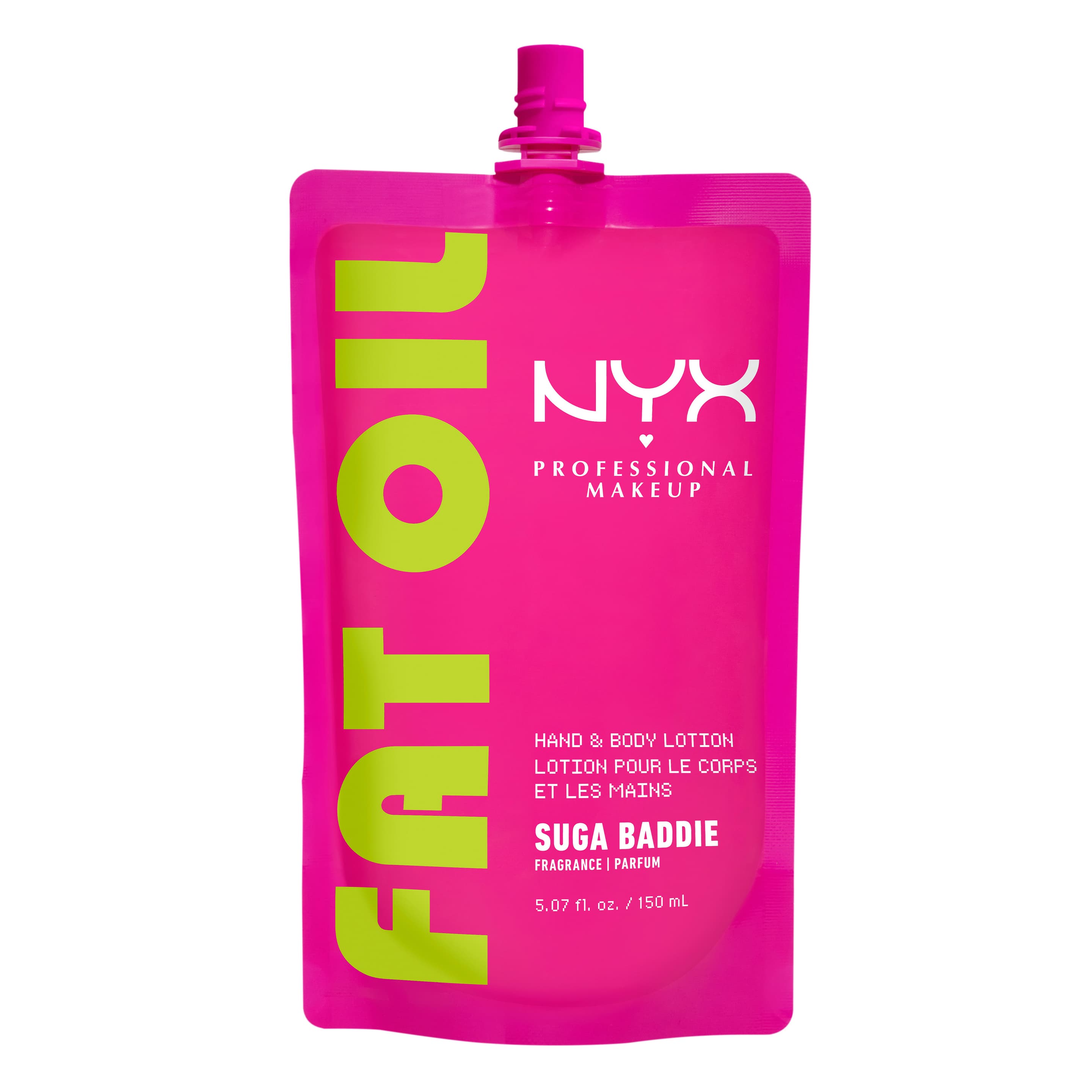 NYX PROFESSIONAL MAKEUP Fat Oil Body Hand- und Körperlotion Suga Baddie