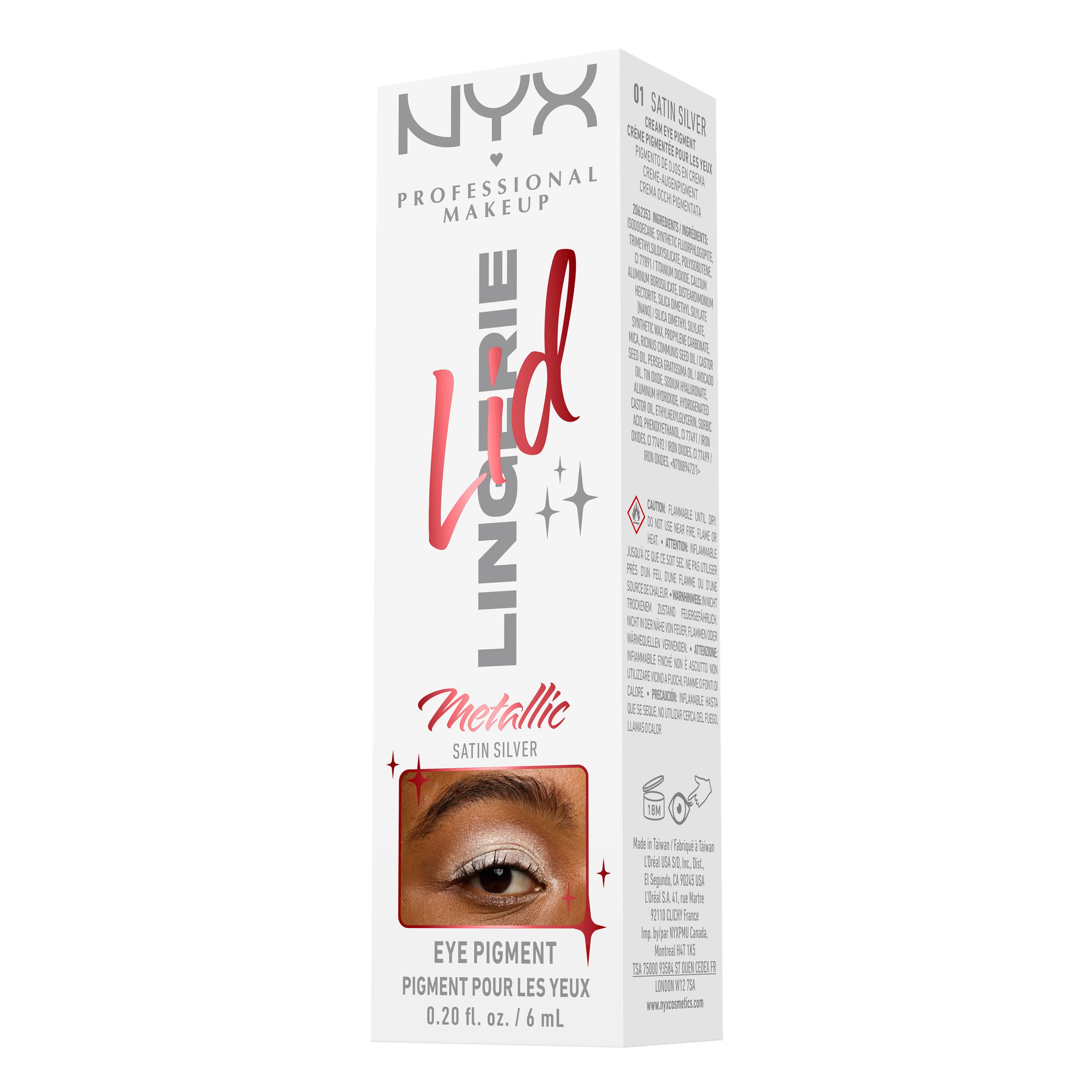 NYX PROFESSIONAL MAKEUP Lid Lingerie Cream Eye Pigment Lidschatten