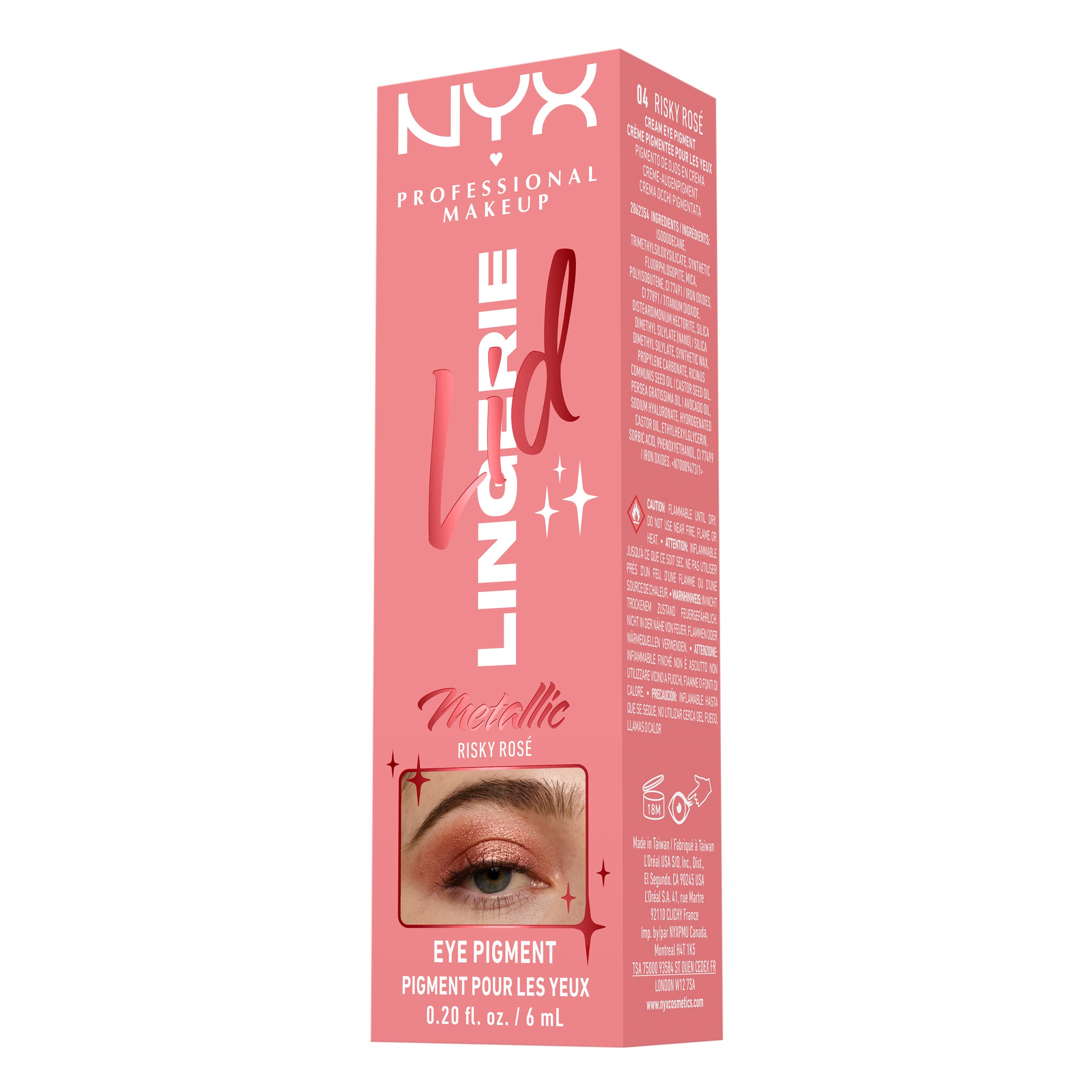 NYX PROFESSIONAL MAKEUP Lid Lingerie Cream Eye Pigment Lidschatten