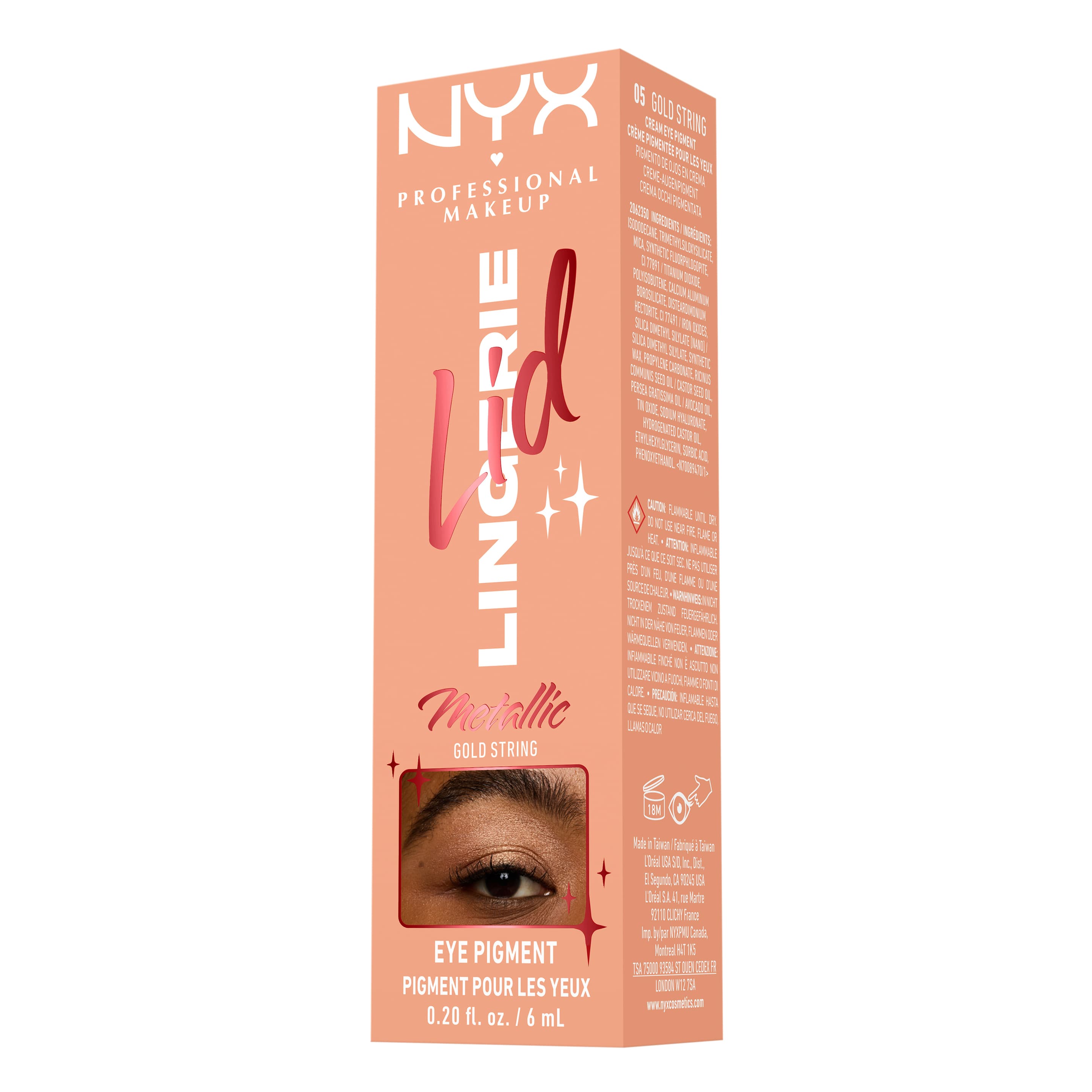NYX PROFESSIONAL MAKEUP Lid Lingerie Cream Eye Pigment Lidschatten