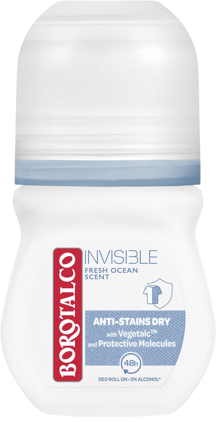 BOROTALCO Deo Roll-on Invisible Fresh Ocean