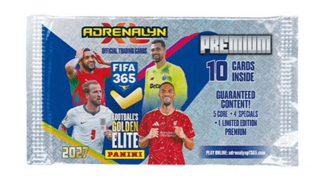 Panini FIFA 365 Adrenalyn XL 2027 Premium Pack – 10 Trading Cards inkl. Limited Edition