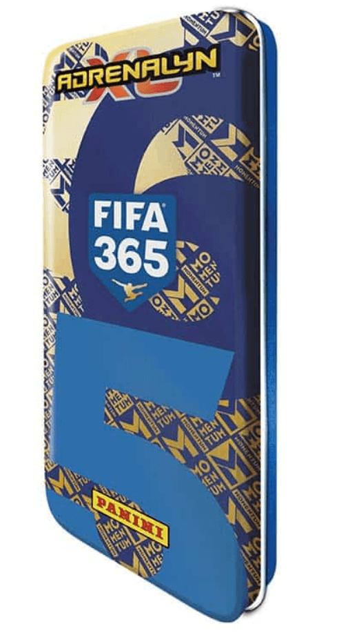 Panini FIFA 365 Adrenalyn XL 2027 Pencil Tin – 21 Trading Cards inkl. Momentum Gold