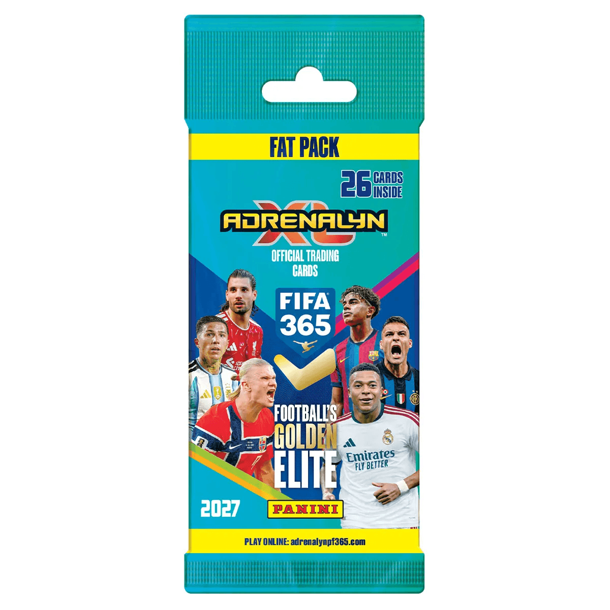 Panini FIFA 365 Adrenalyn XL 2027 Fatpack – 26 Trading Cards