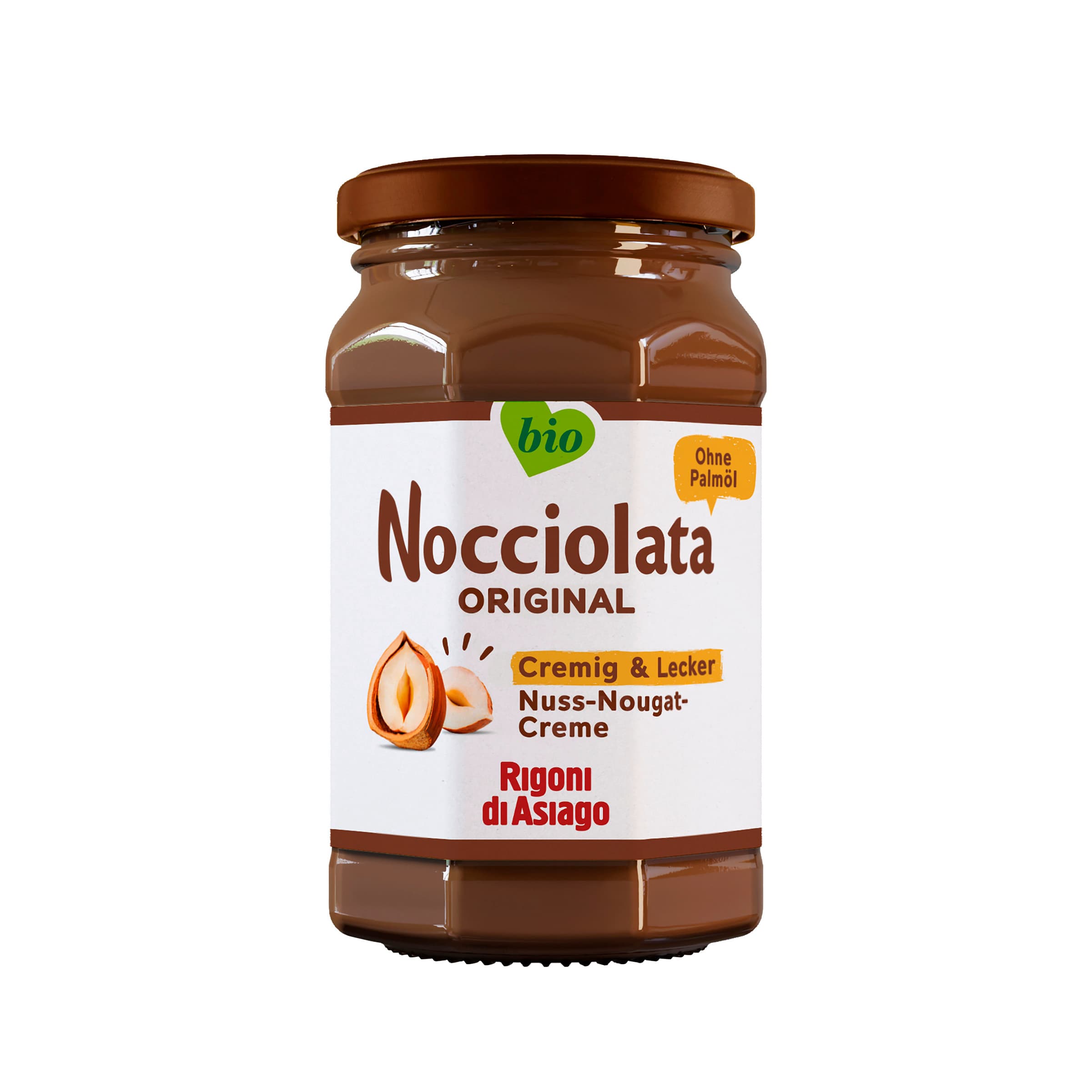 Nocciolata Bio Haselnuss-Nougat Creme mit Kakao