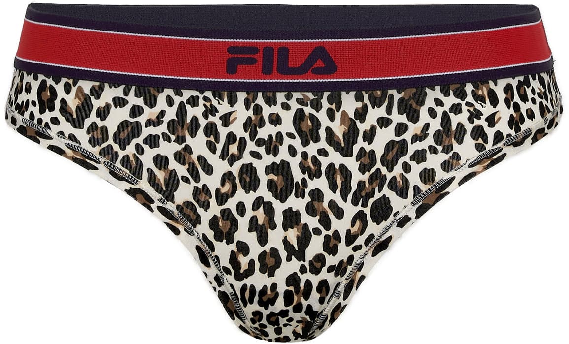 FILA Damen Unterhose String Elastisch mit Logo 3er Pack