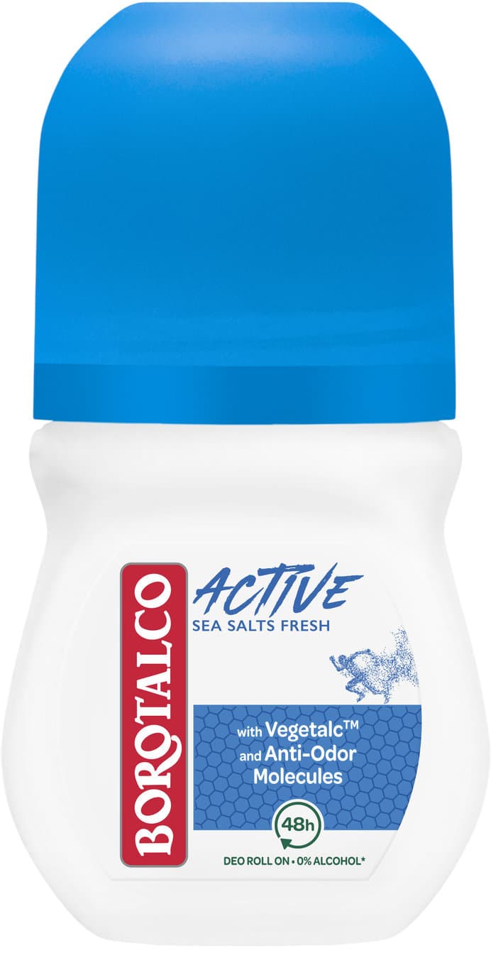 BOROTALCO Deo Roll-on Active Sea Salts
