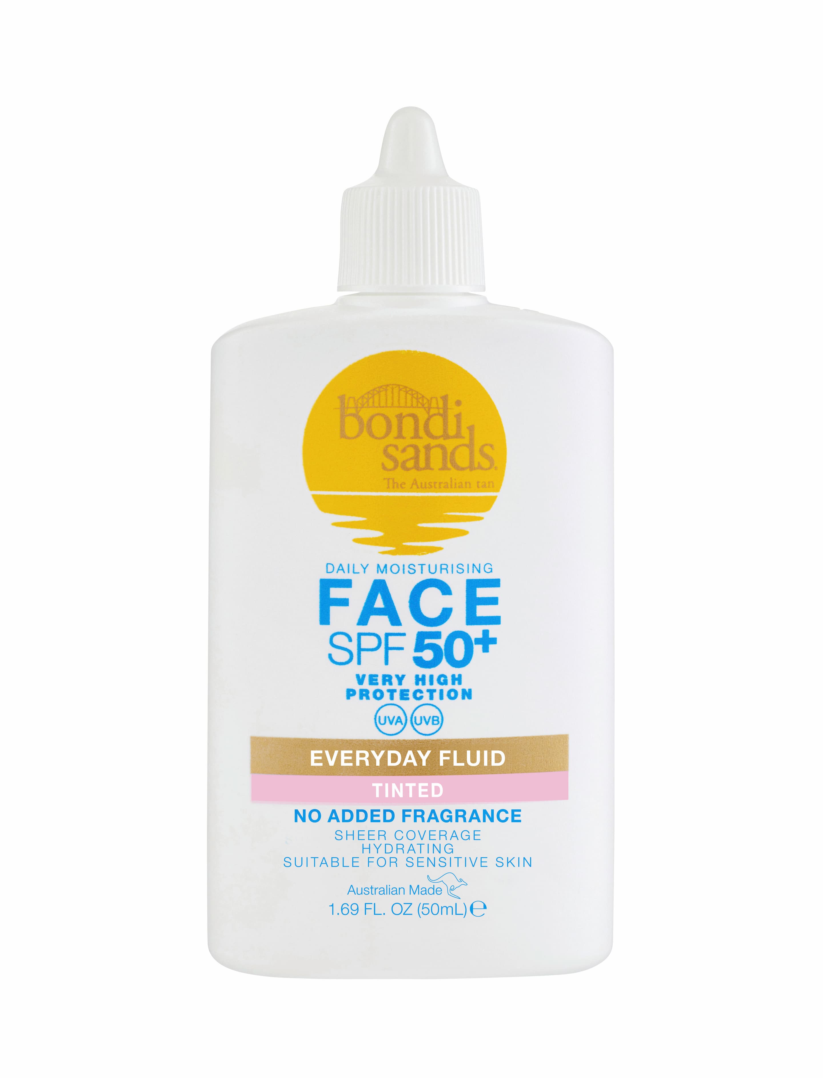 bondi sands Fragrance Free Everyday Tinted Face Fluid SPF 50+