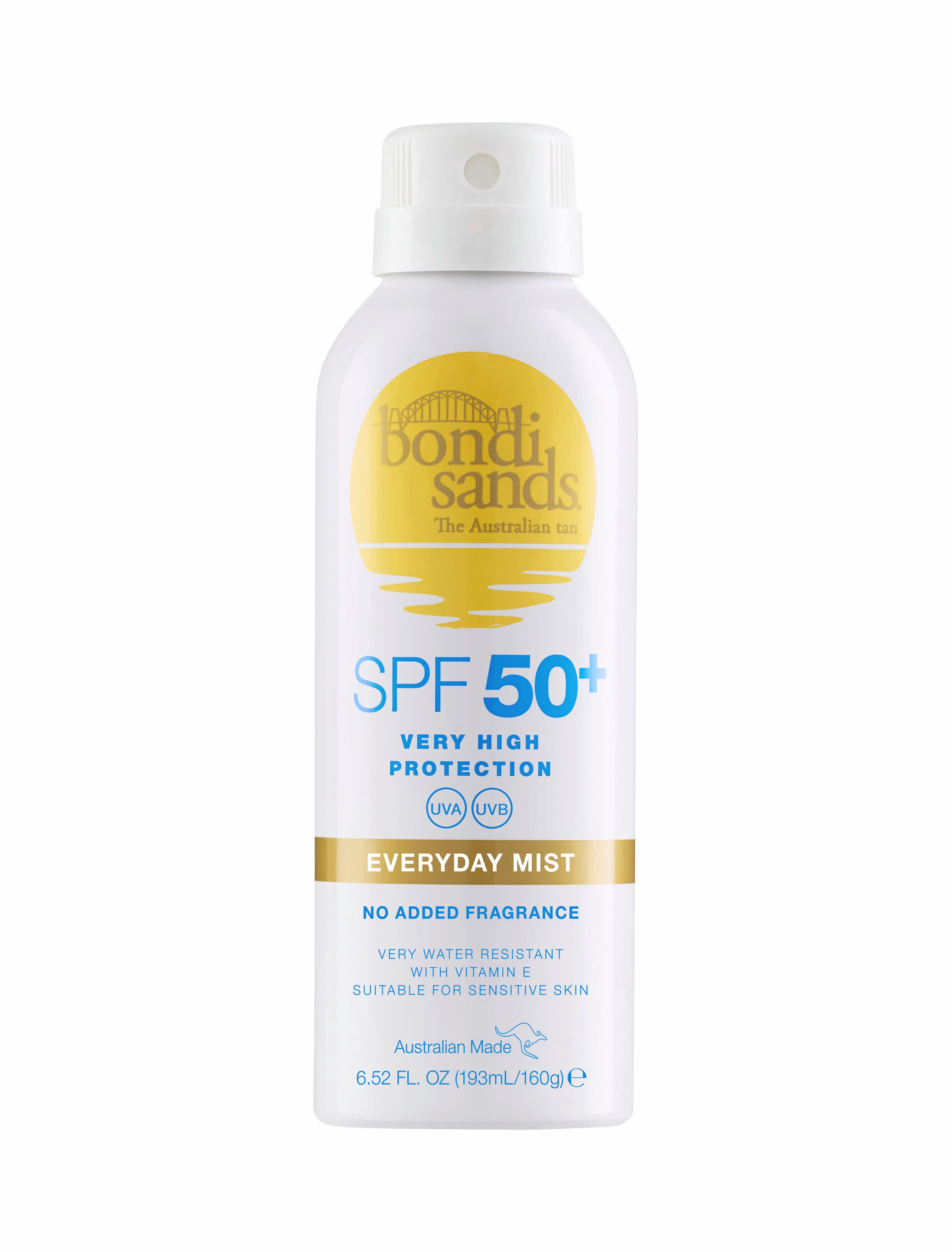 bondi sands Fragrance Free Aerosol Mist Spray SPF 50+