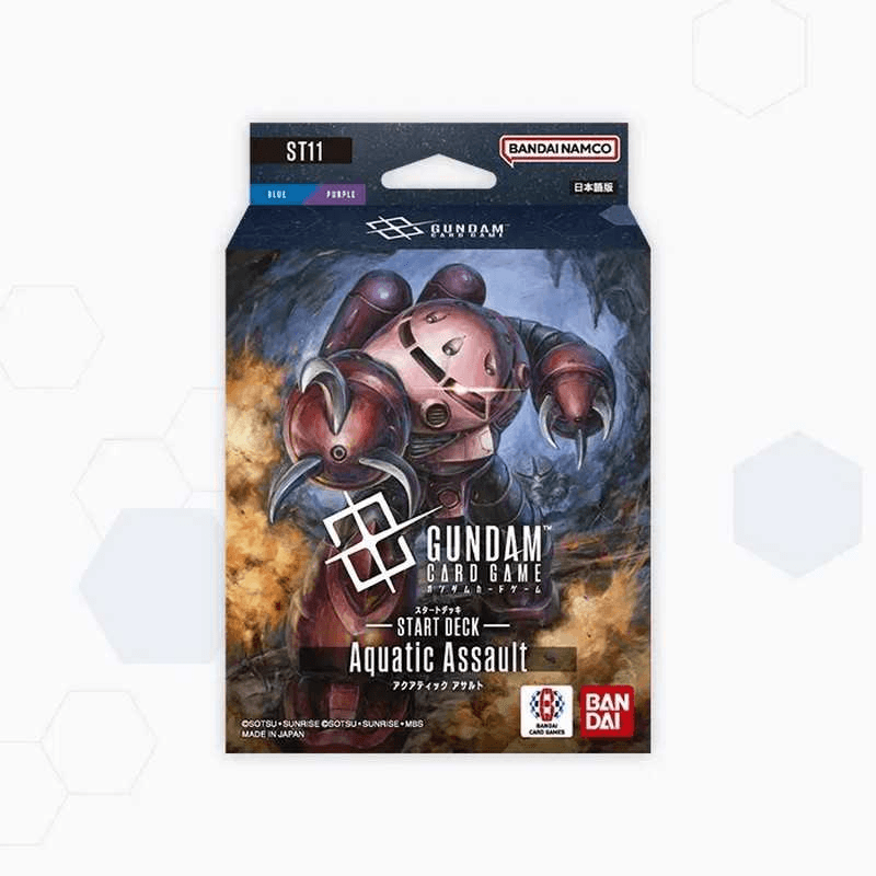 Gundam Card Game Starter Deck ST11 Aquatic Assault – englisches 50-Karten-Deck