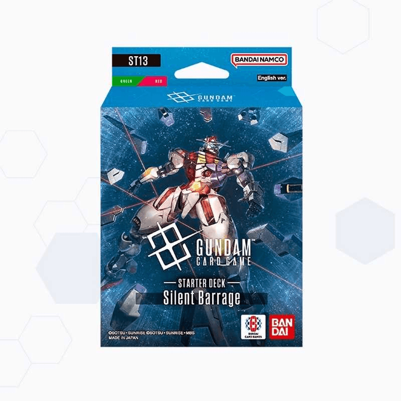Gundam Card Game Starter Deck ST13 Silent Barrage – englisches 50-Karten-Deck