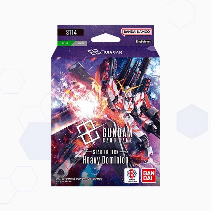 Gundam Card Game Starter Deck ST14 Heavy Dominion – englisches 50-Karten-Deck