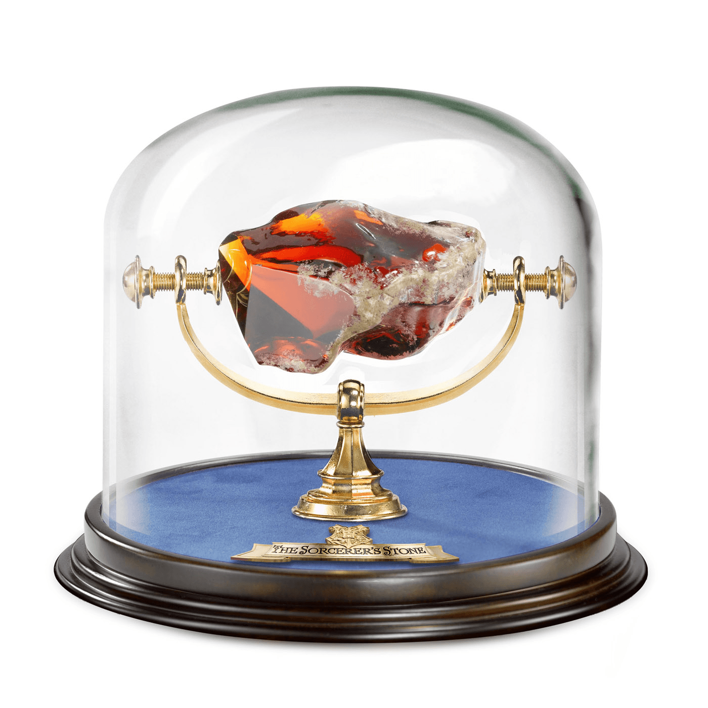 The Noble Collection - Harry Potter Sorcerer’s Stone Replica mit Displaykuppe NN7386 – Authentische Filmreplik