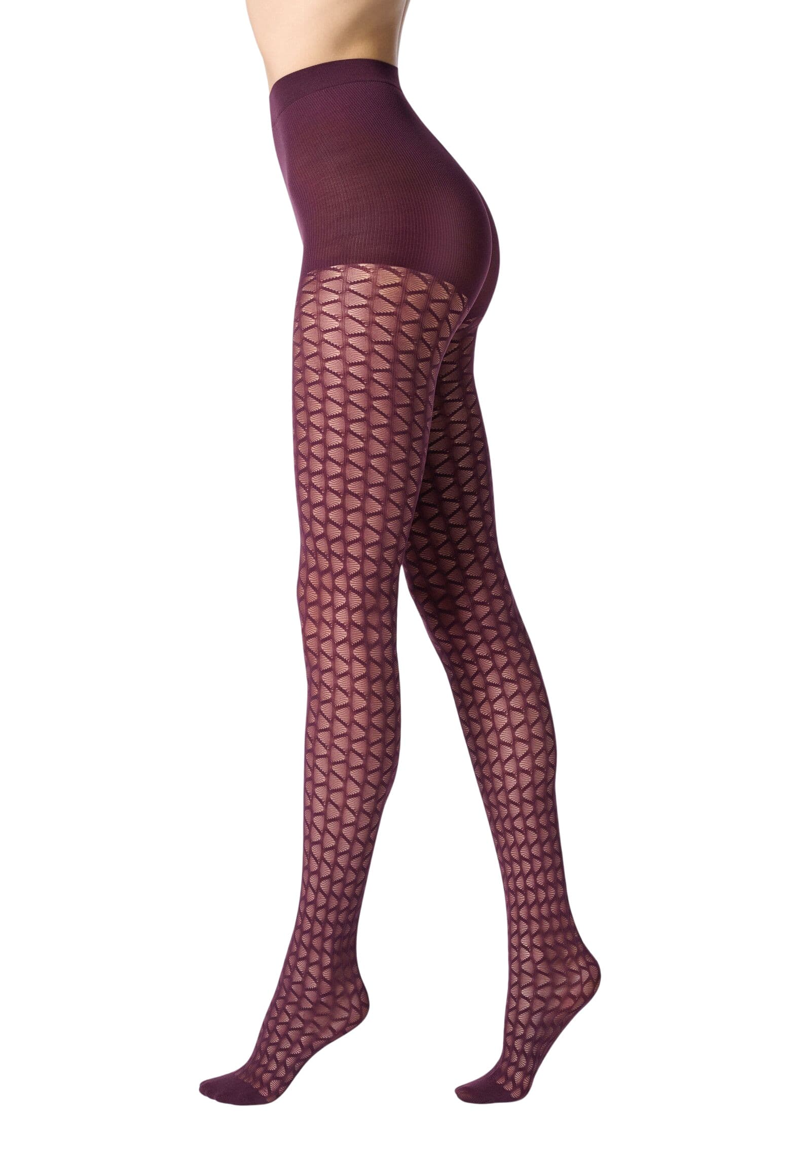 OROBLU Damen Strumpfhose Graphic Waves Tights 40 DEN