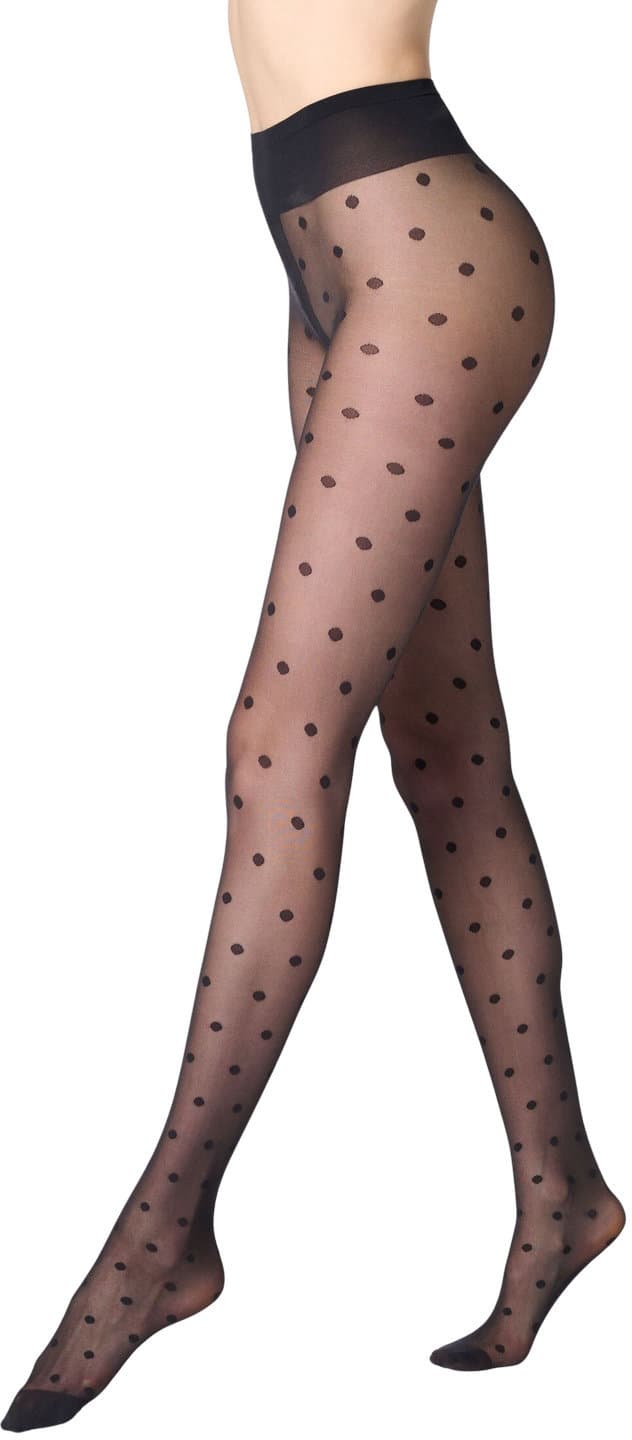 OROBLU Damen Feinstrumpfhose Veil Dots 30 DEN