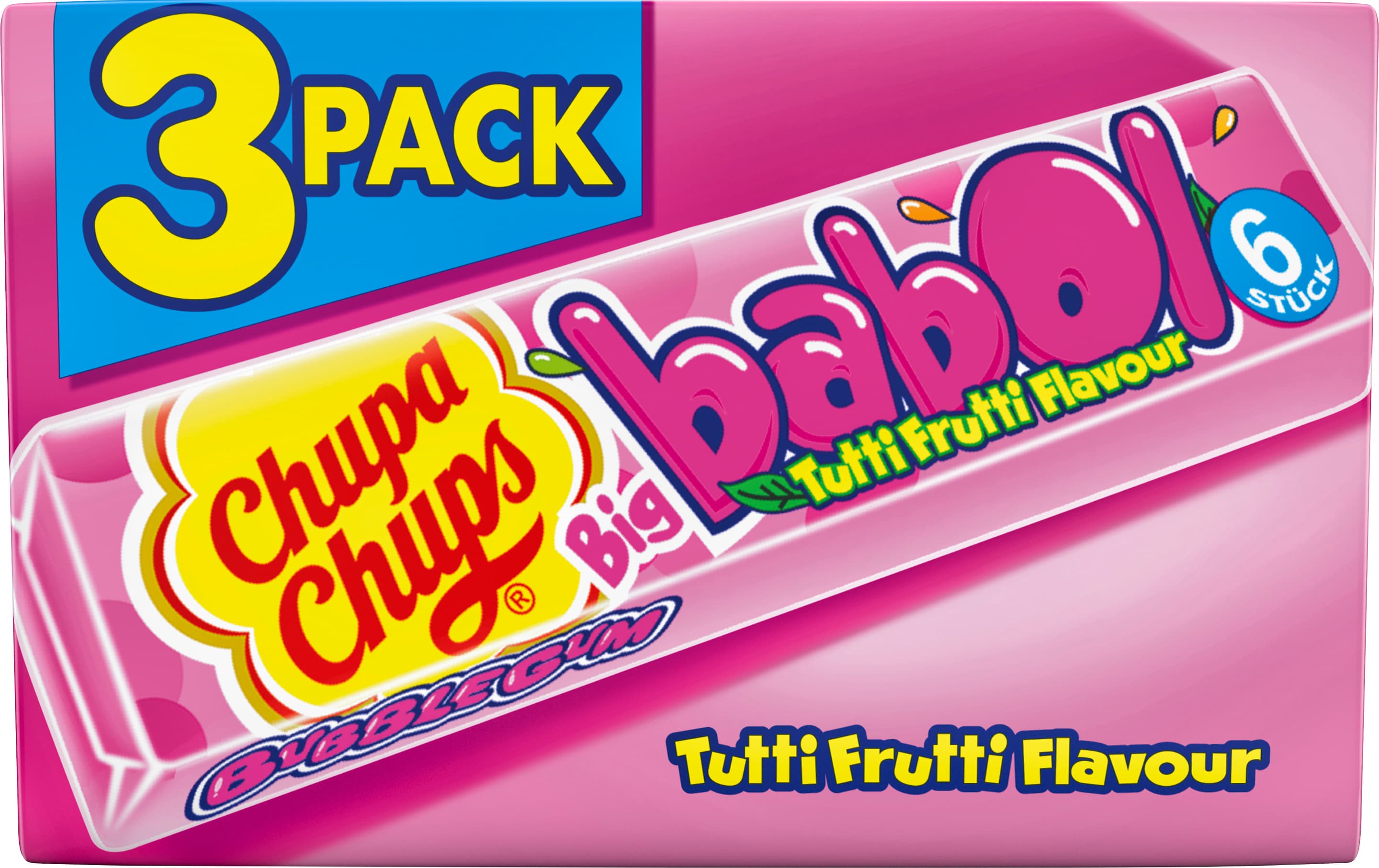 Chupa Chups Kaugummi Big babol Tutti Frutti