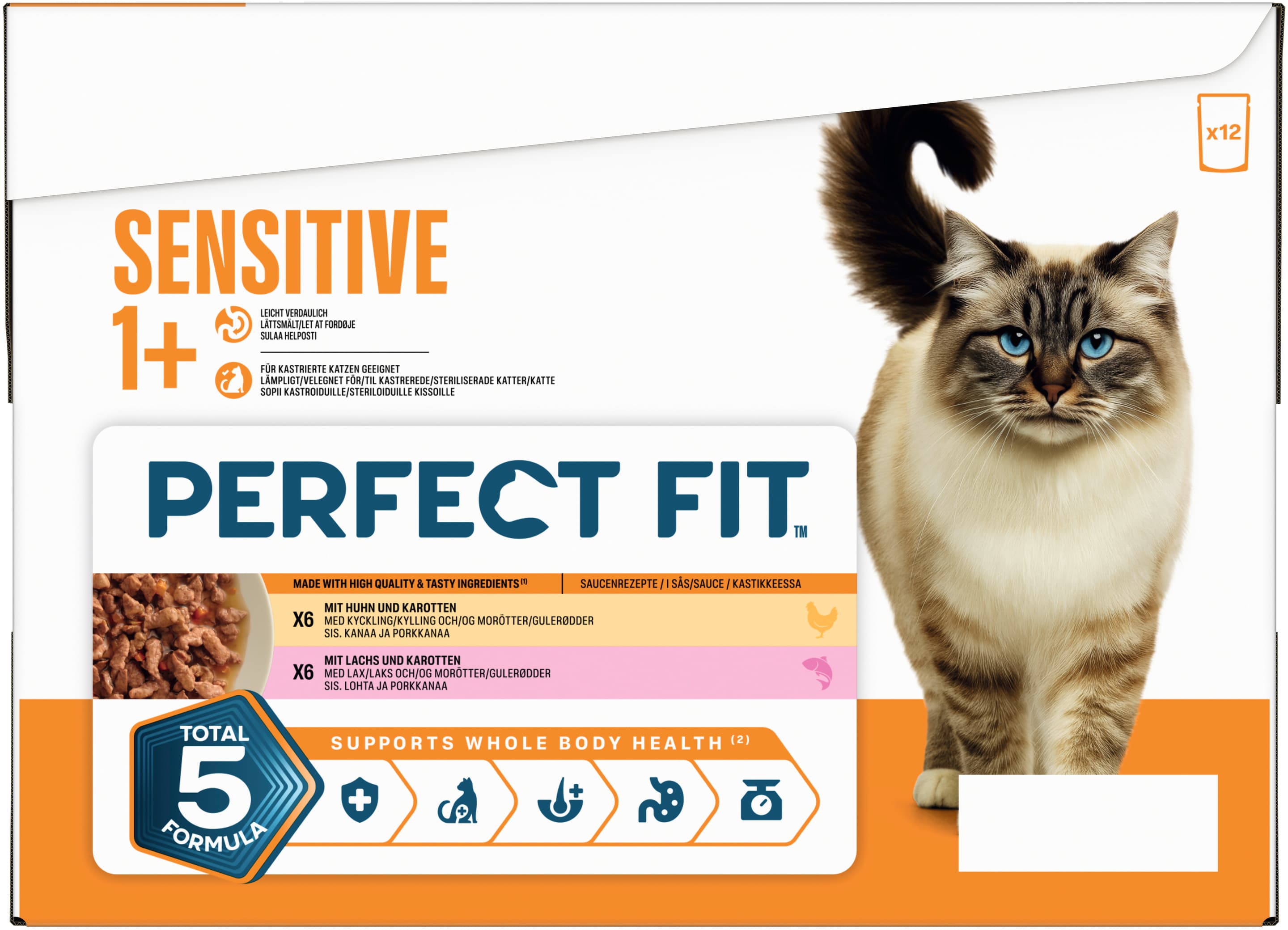 PERFECT FIT™ Katze Multipack Sensitive 1+