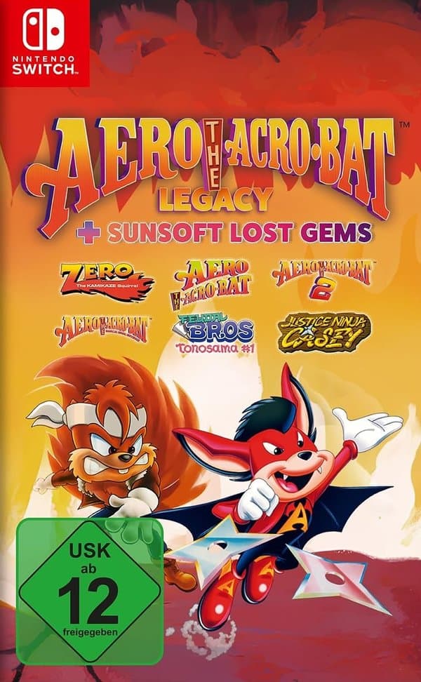 Aero the Acro-Bat Legacy + Sunsoft Lost Gems - Nintendo Switch