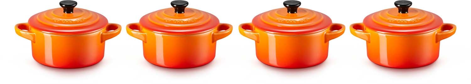 Le Creuset Mini-Cocotte 4er Set