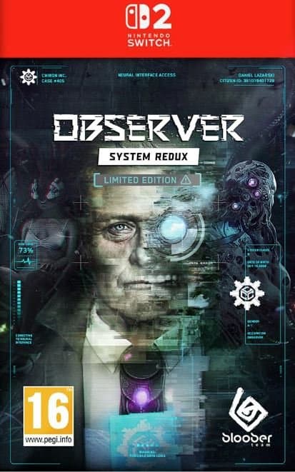 Observer - System Redux (Limited Edition) - Nintendo Switch 2