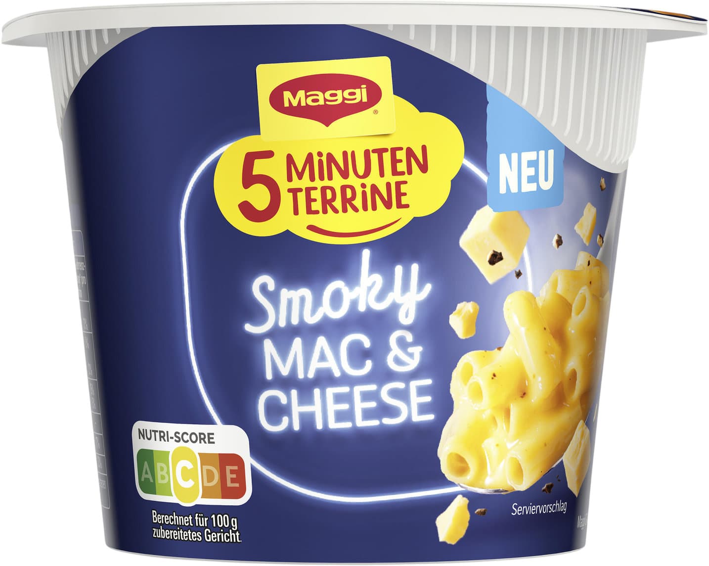 MAGGI 5 Minuten Terrine Spaghetti Smokey Mac & Cheese