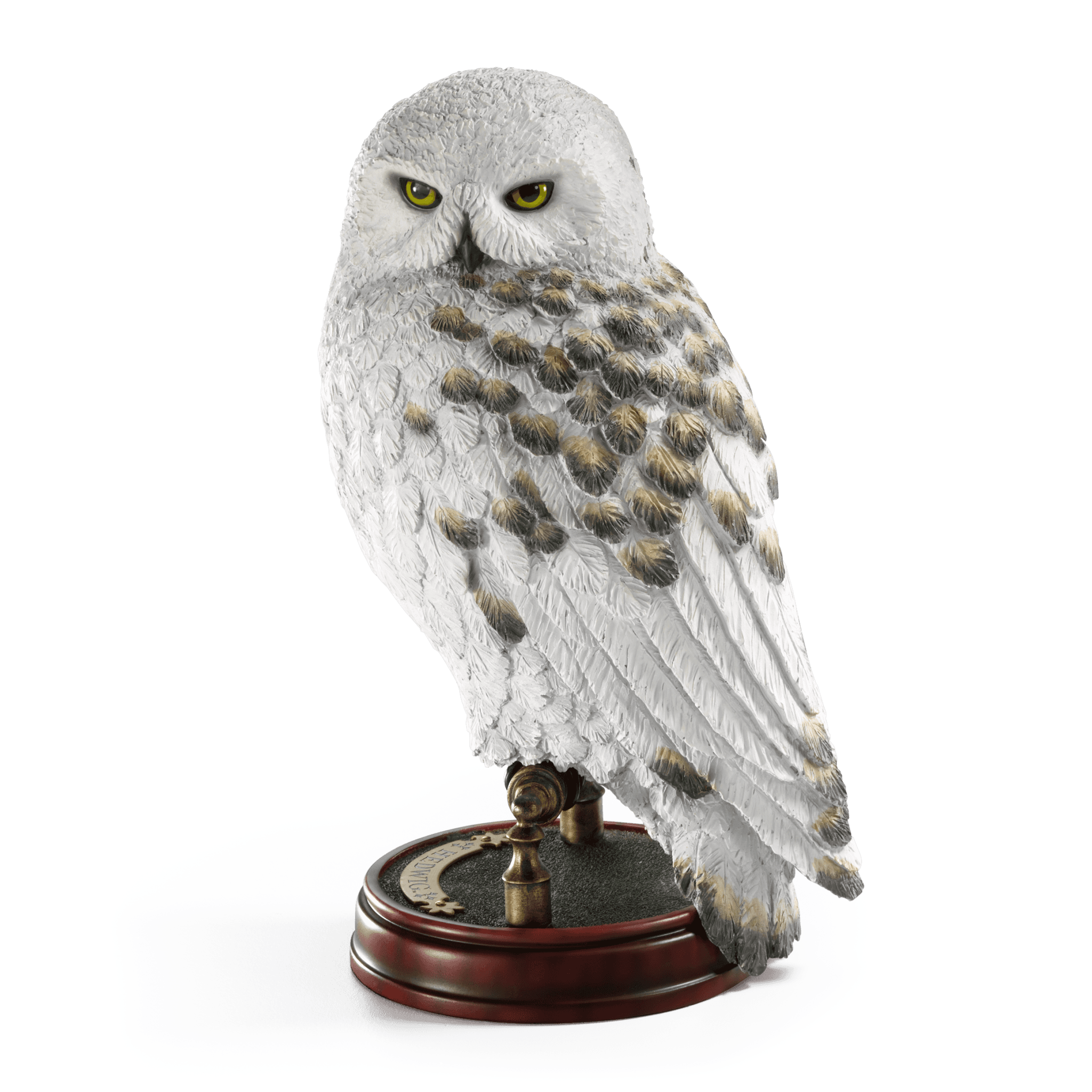 The Noble Collection - Harry Potter Hedwig Sculpture NN7876 – Handbemalte Schneeeulen‑Figur aus Polyresin