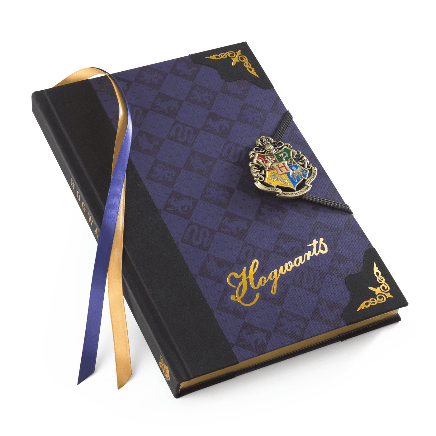 The Noble Collection - Harry Potter Hogwarts Journal NN7335 mit Metallwappen & Goldschnitt