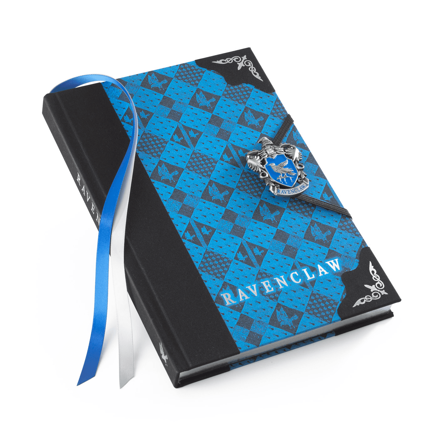The Noble Collection - Harry Potter Ravenclaw Journal NN7343 mit Metallwappen & Silberkanten