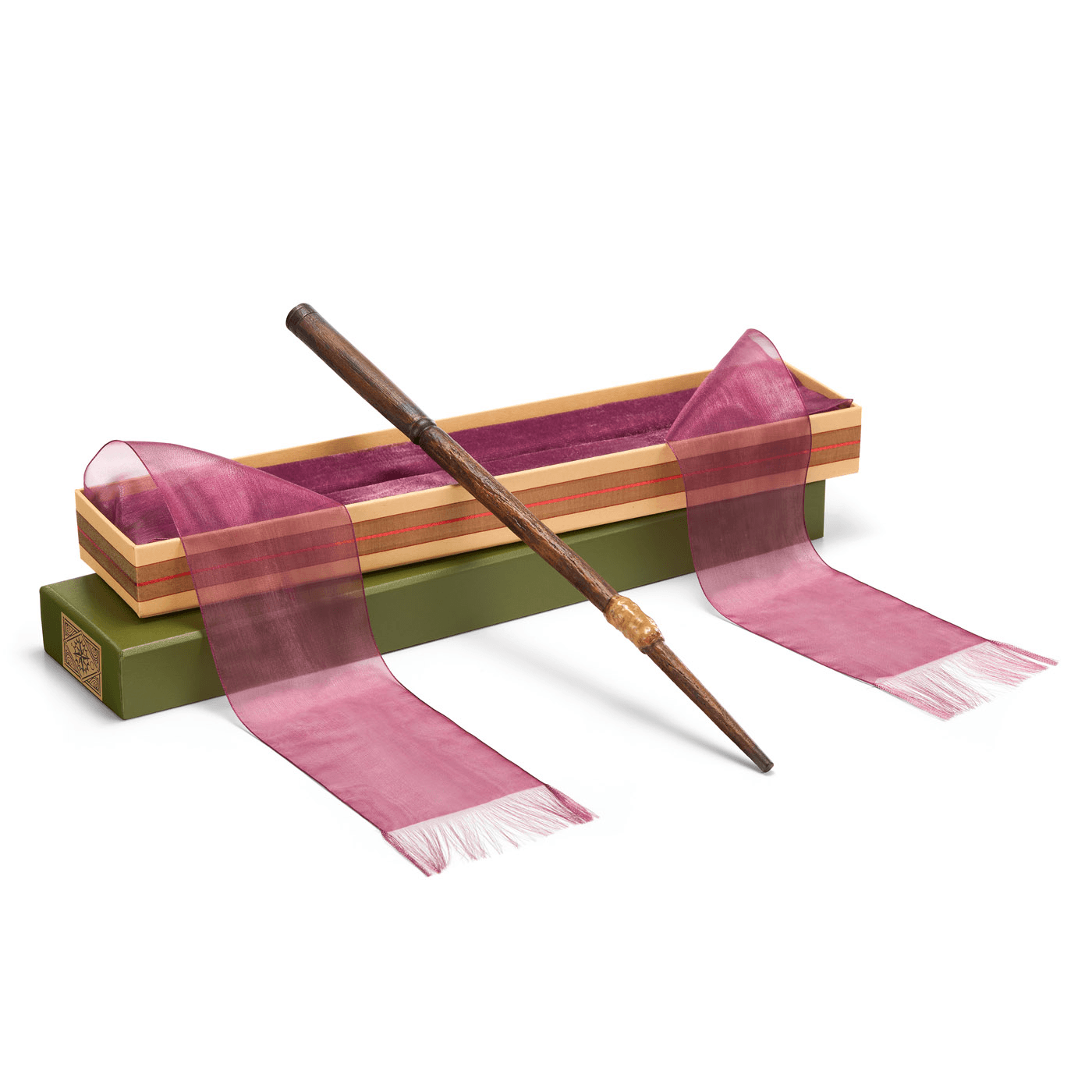 The Noble Collection - Ron Weasley First Wand Collection NN9423 – Filmgenaue Zauberstab‑Replik mit Ollivanders Box