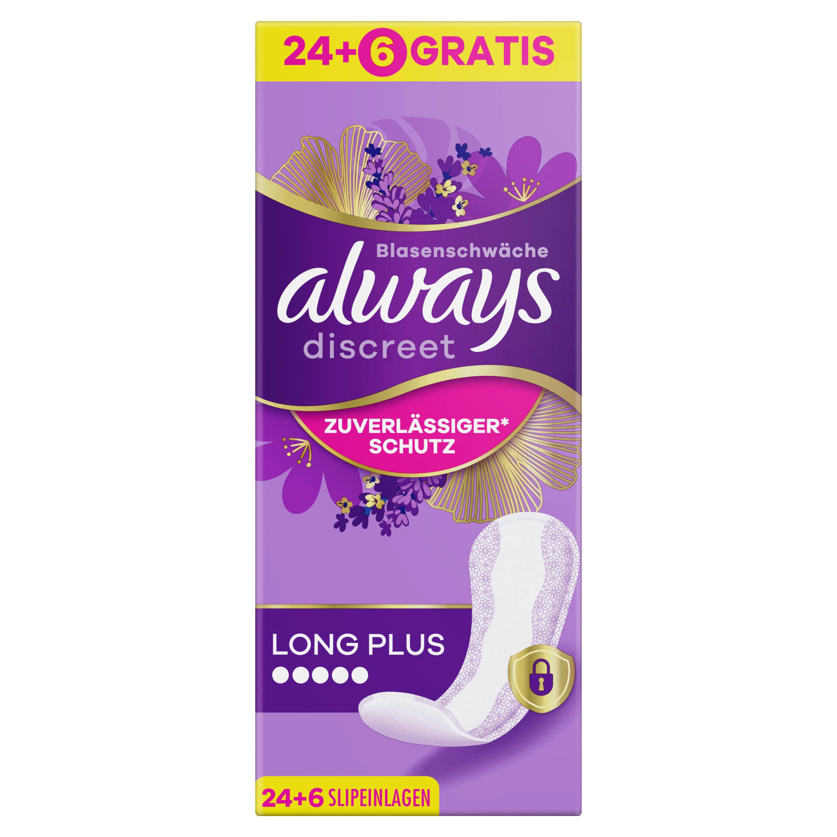 Always Discreet Inkontinenz Slipeinlage Long Plus