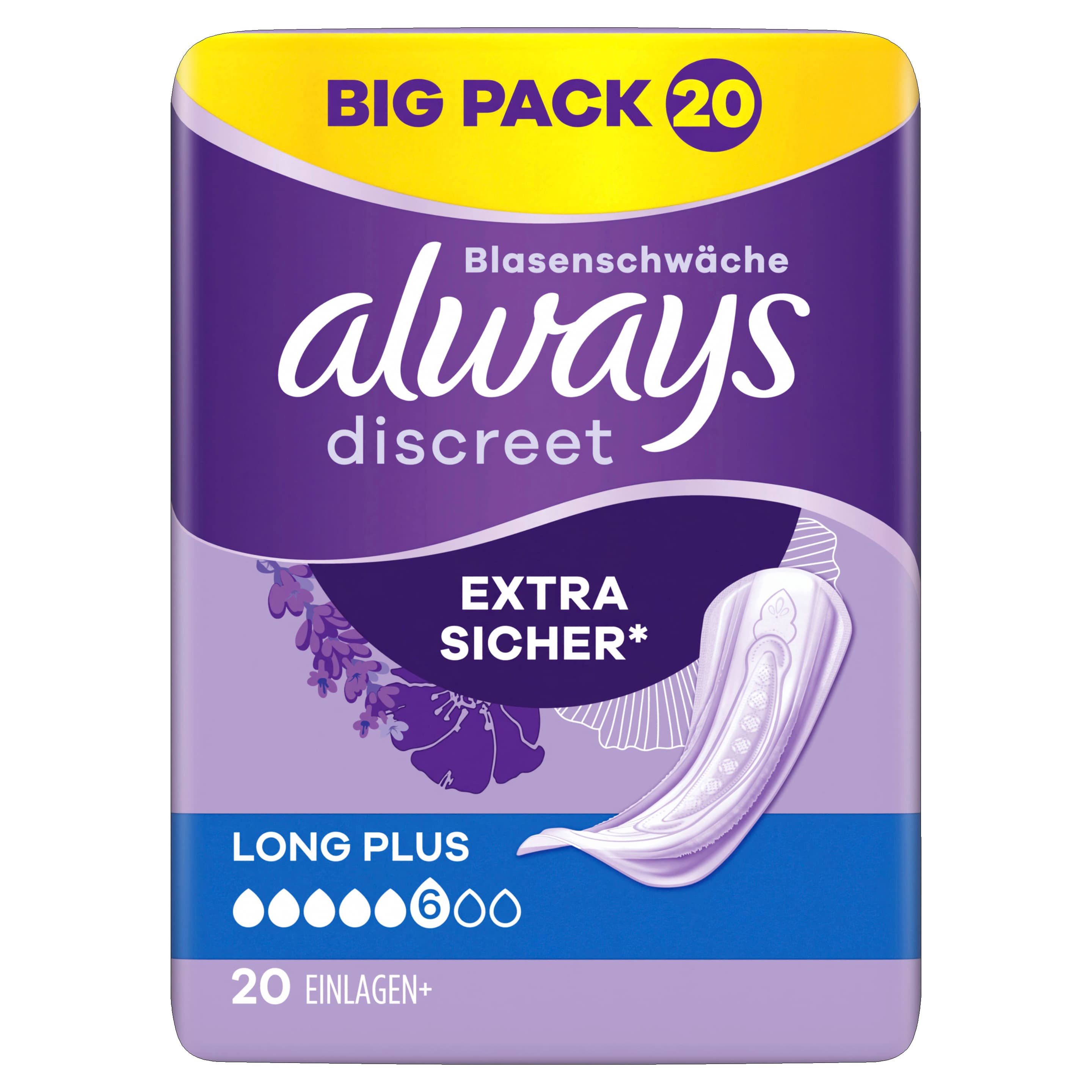 Always Discreet Inkontinenz Long Plus Big Pack