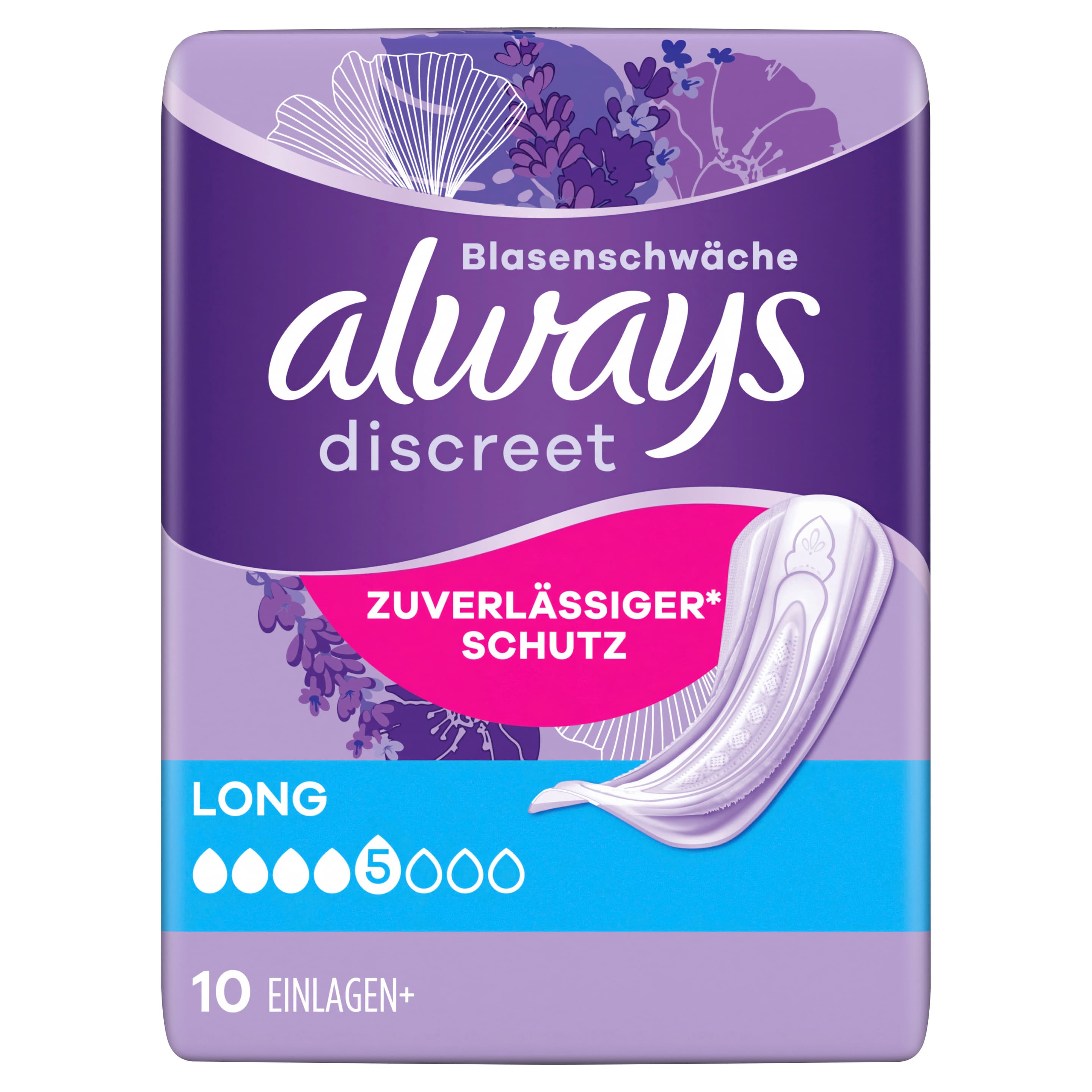 Always Discreet Inkontinenz Einlagen Long