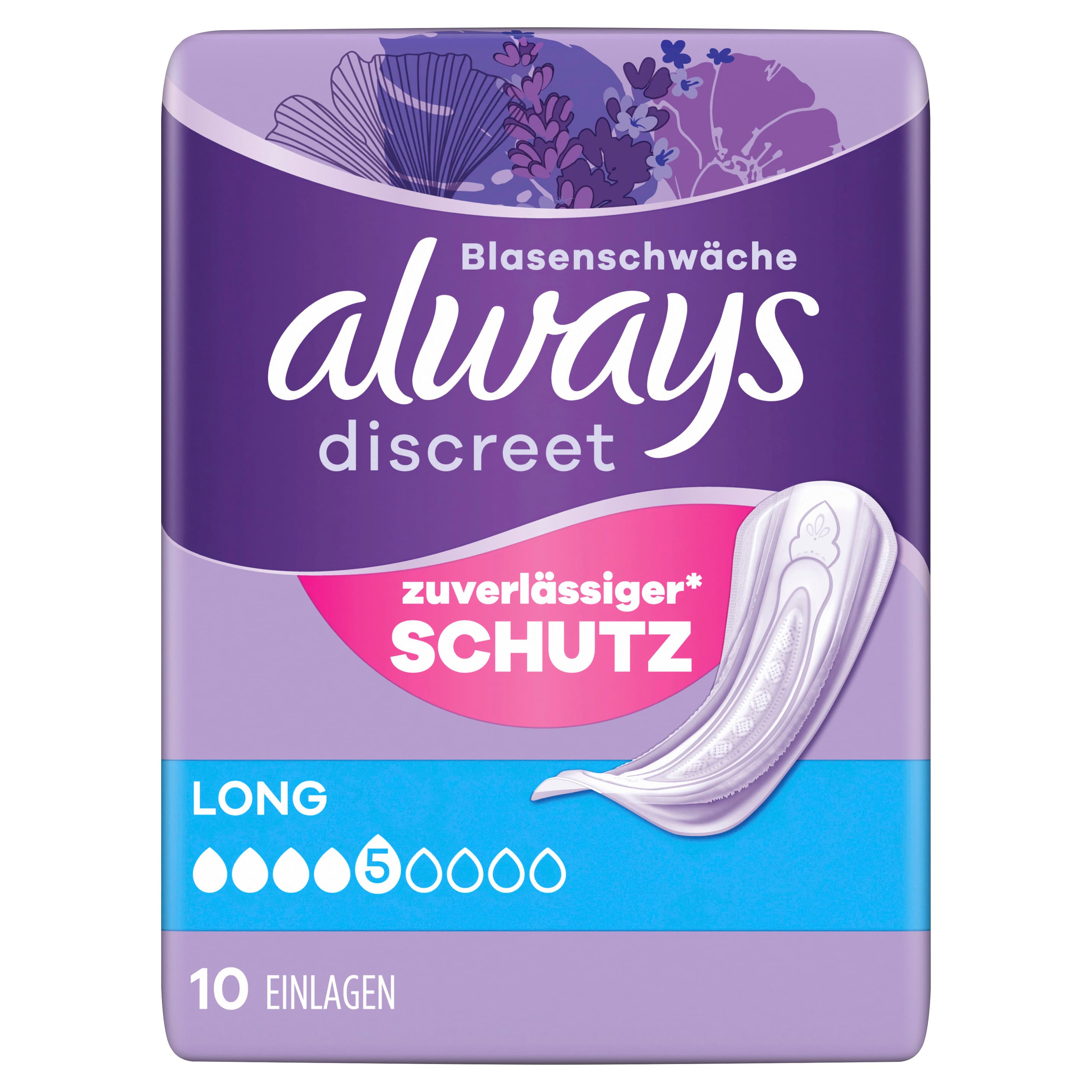 Always Discreet Inkontinenz Einlagen Long