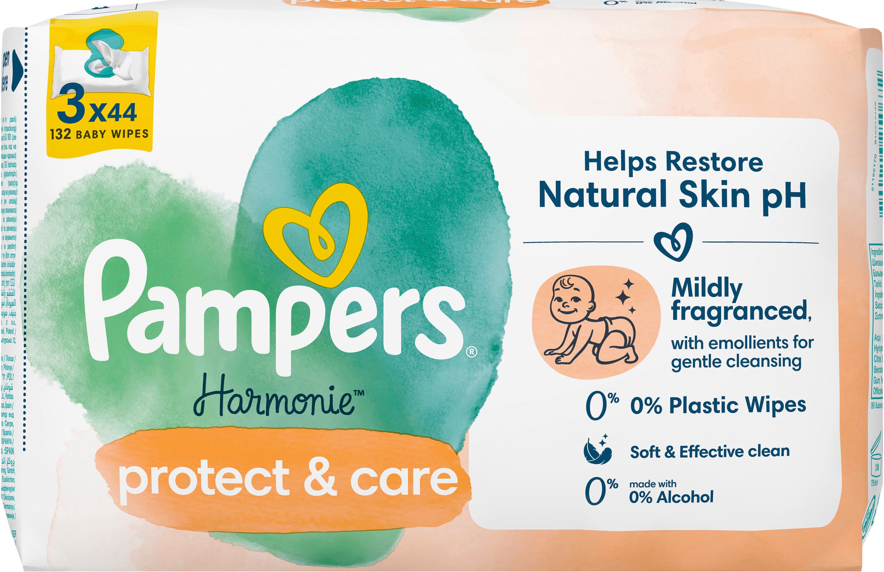Pampers Harmonie Feuchttücher Protect & Care Calendula