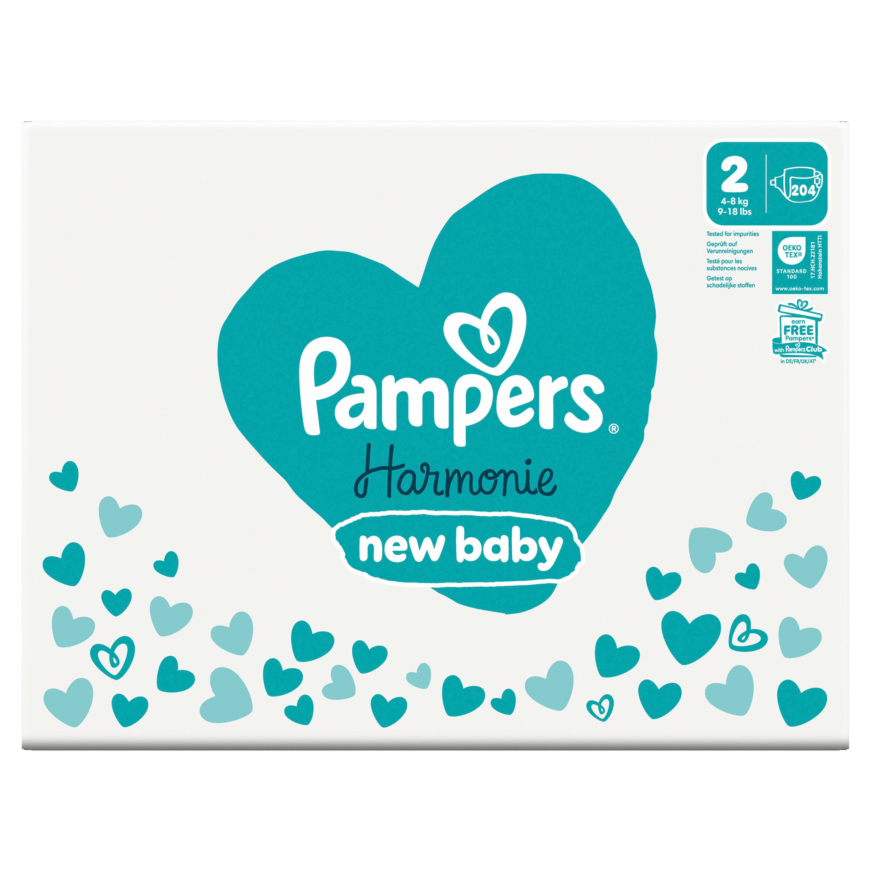 Pampers Harmonie Windeln Gr.2 4-8kg Monatsbox