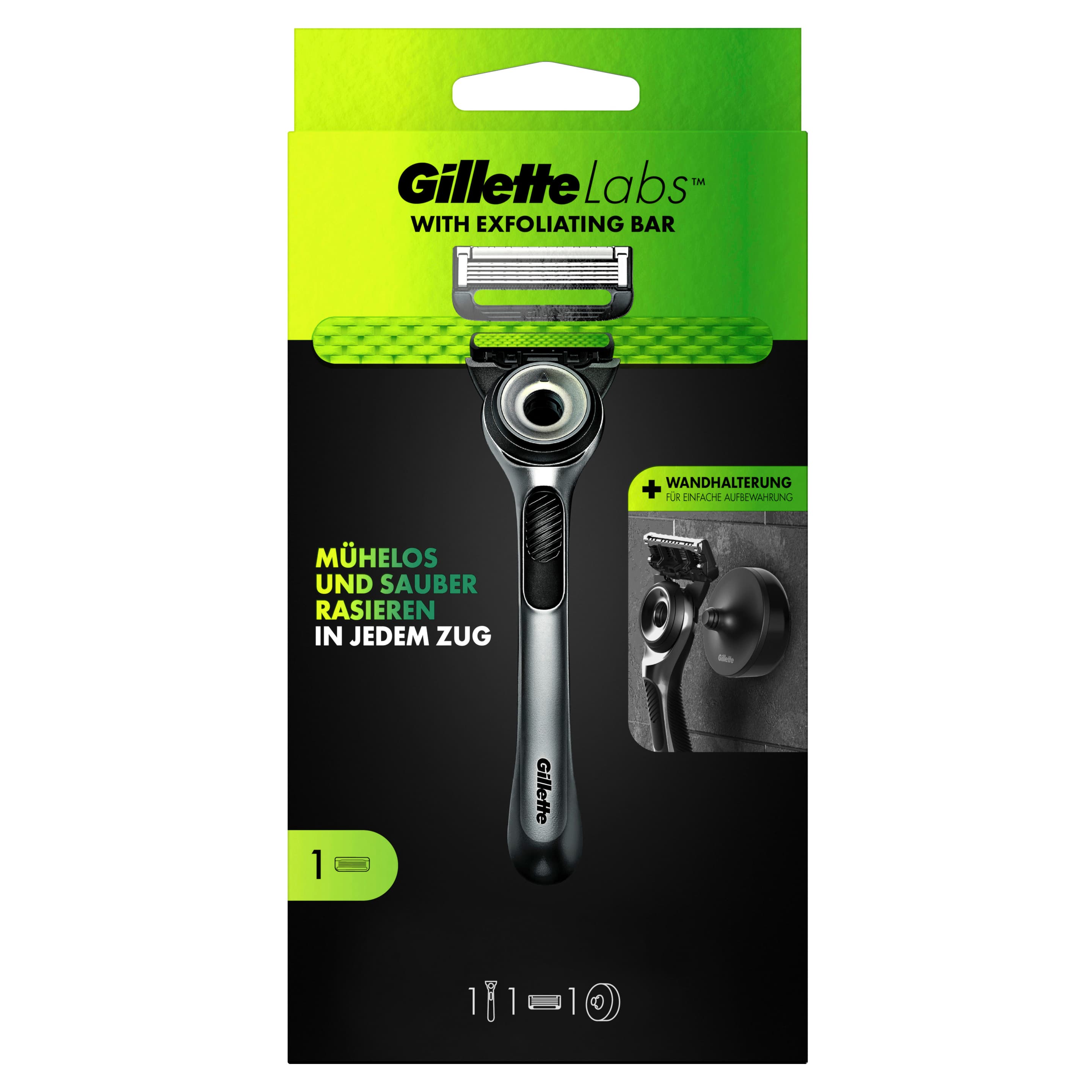 Gillette Rasierer Labs mit 1 Klinge